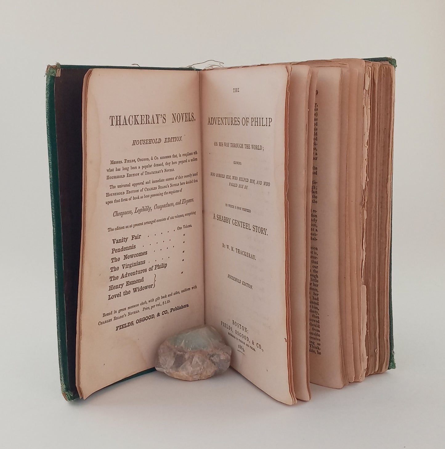 The Adventures of Philip on His Way Through the World, showing who robbed him, who helped him, and who passed him by. To which is now prefixed A Shabby Genteel Story. book cover