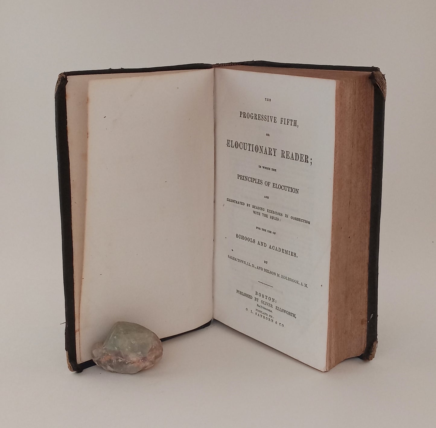 The Progressive Fifth, or Elocutionary Reader; in which the principles of elocution are illustrated by reading exercises in connection with the rules: for the use of schools and academies. book cover
