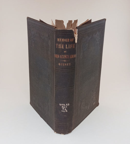 Memoir of the Life of John Quincy Adams book cover