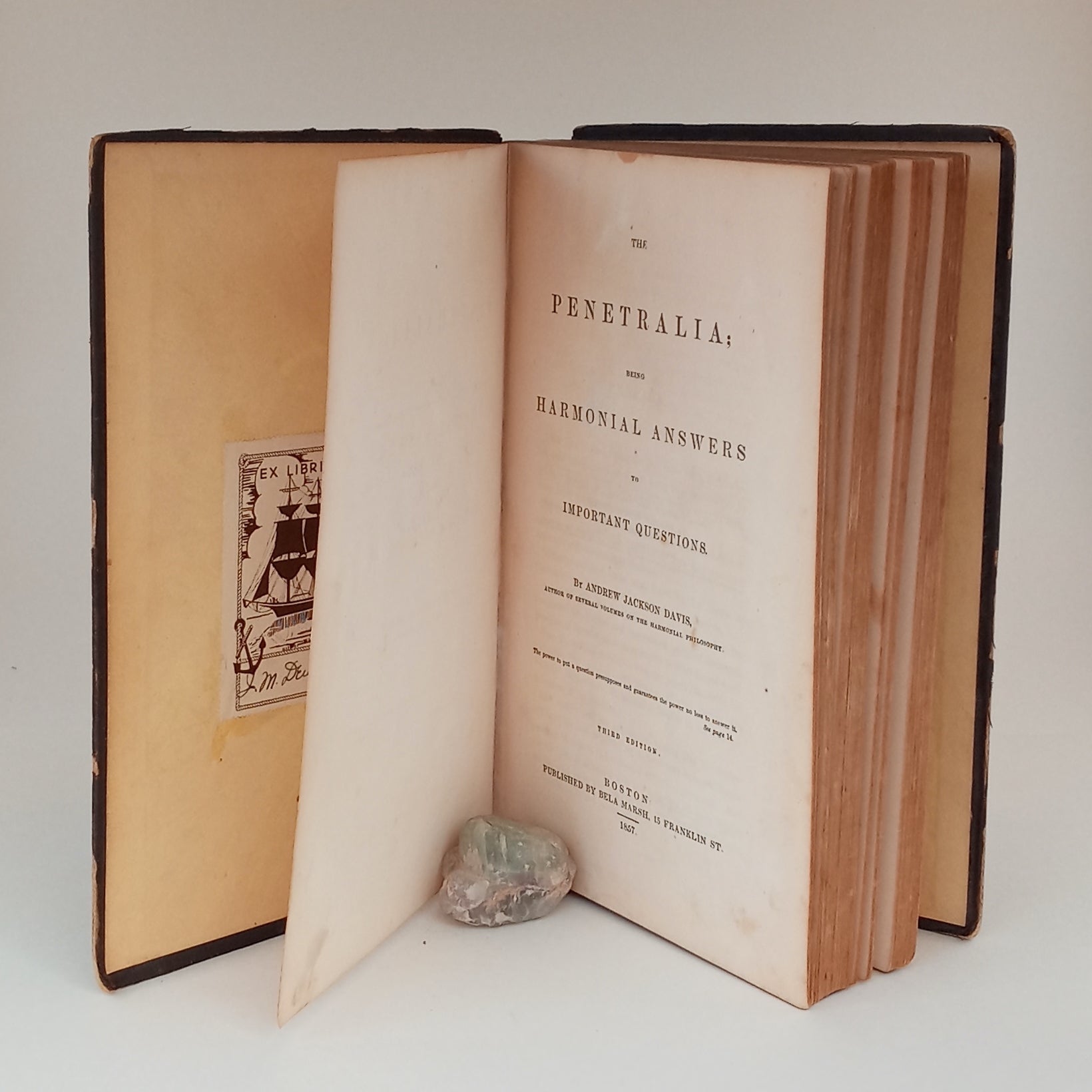 The Penetralia; being Harmonial Answers to Important Questions book cover