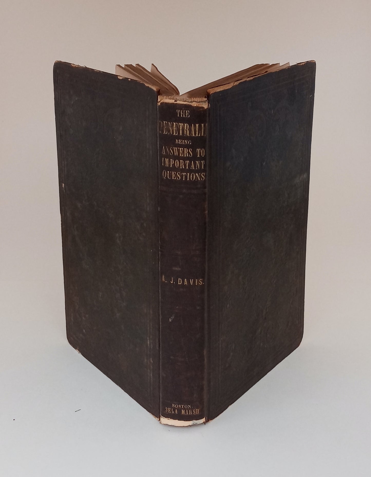 The Penetralia; being Harmonial Answers to Important Questions book cover