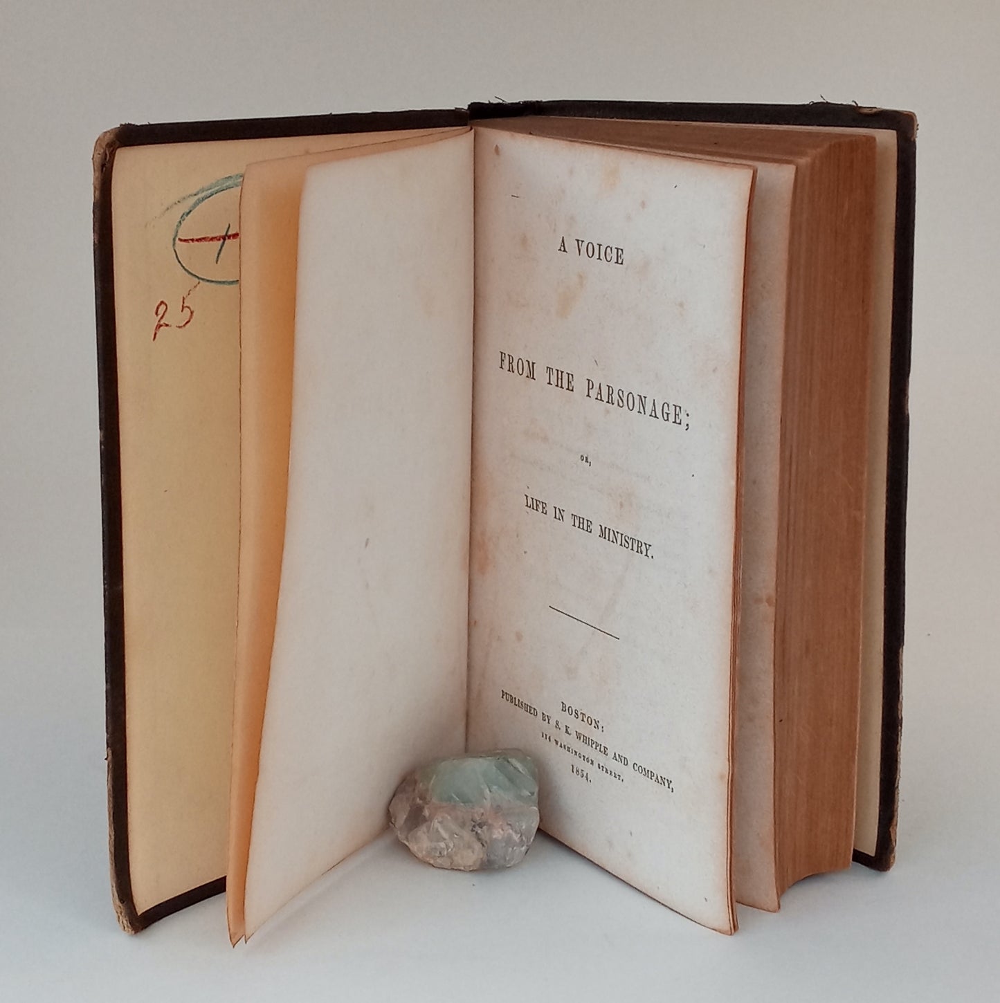 A Voice from the parsonage; or, Life in the Ministry book cover