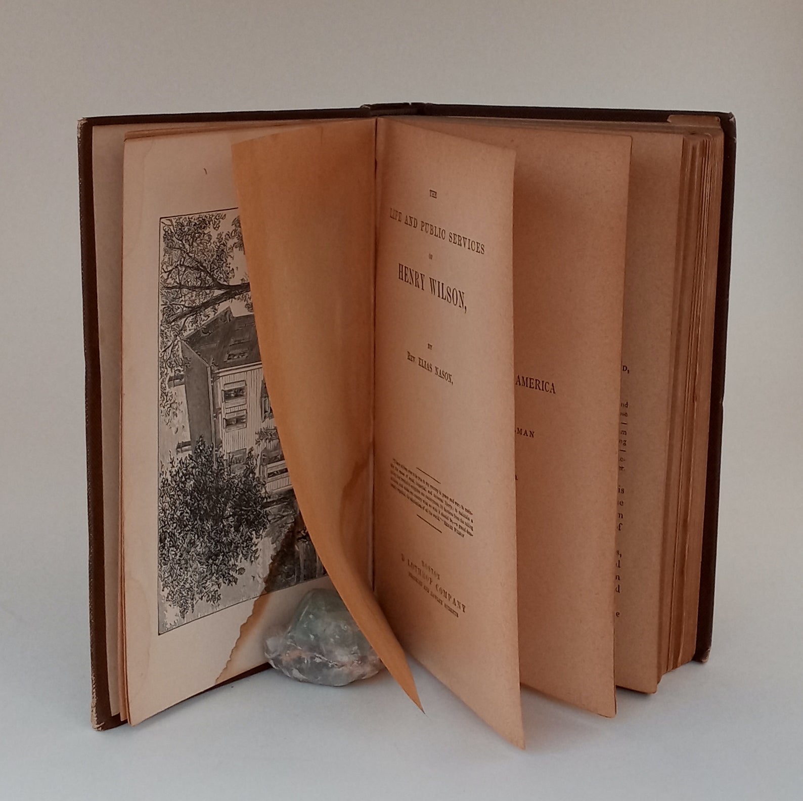 The Life and Public Service of Henry Wilson book cover