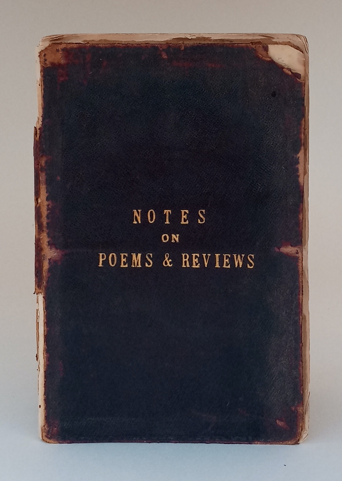 Notes on Poems & Reviews book cover