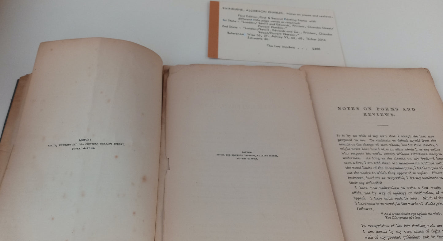 Notes on Poems & Reviews book cover