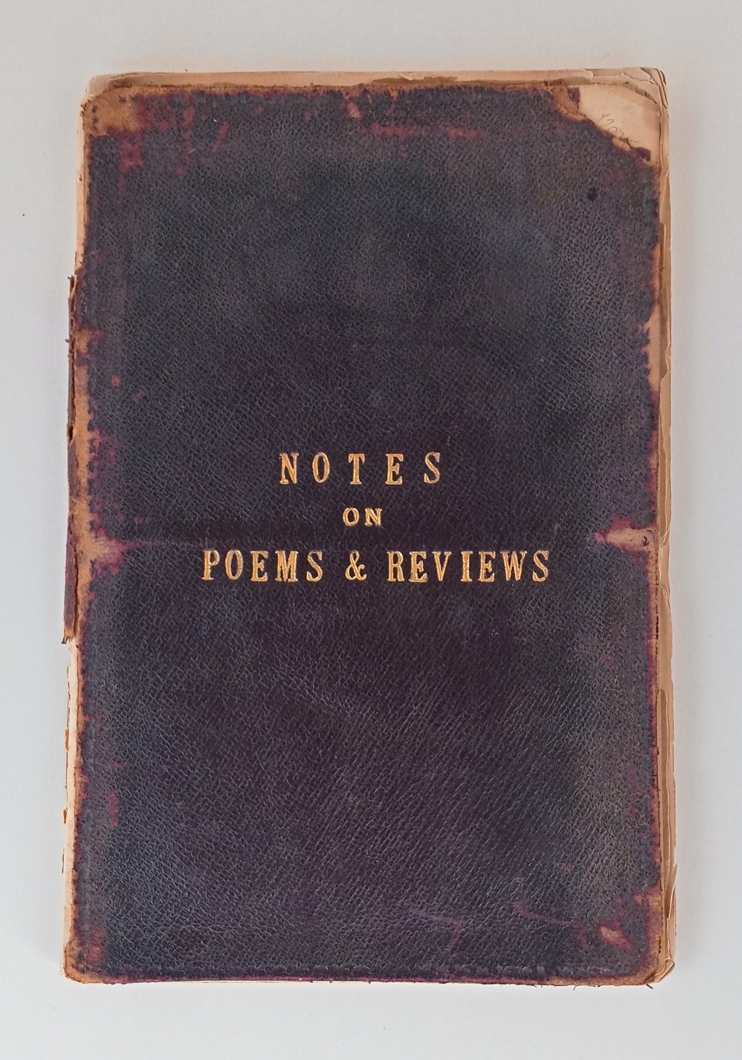Notes on Poems & Reviews book cover