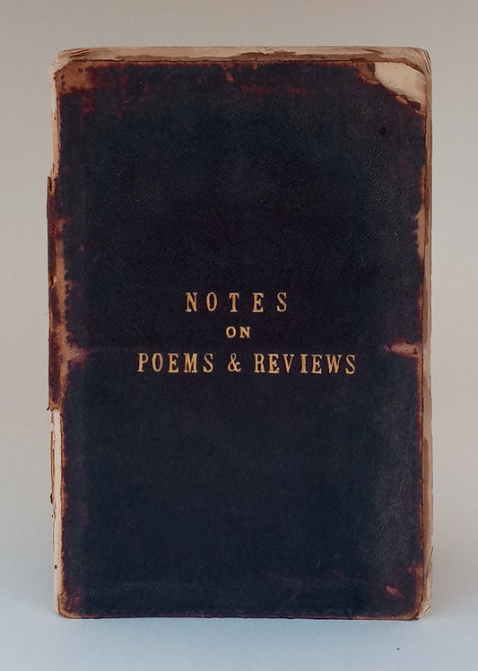 Notes on Poems & Reviews book cover