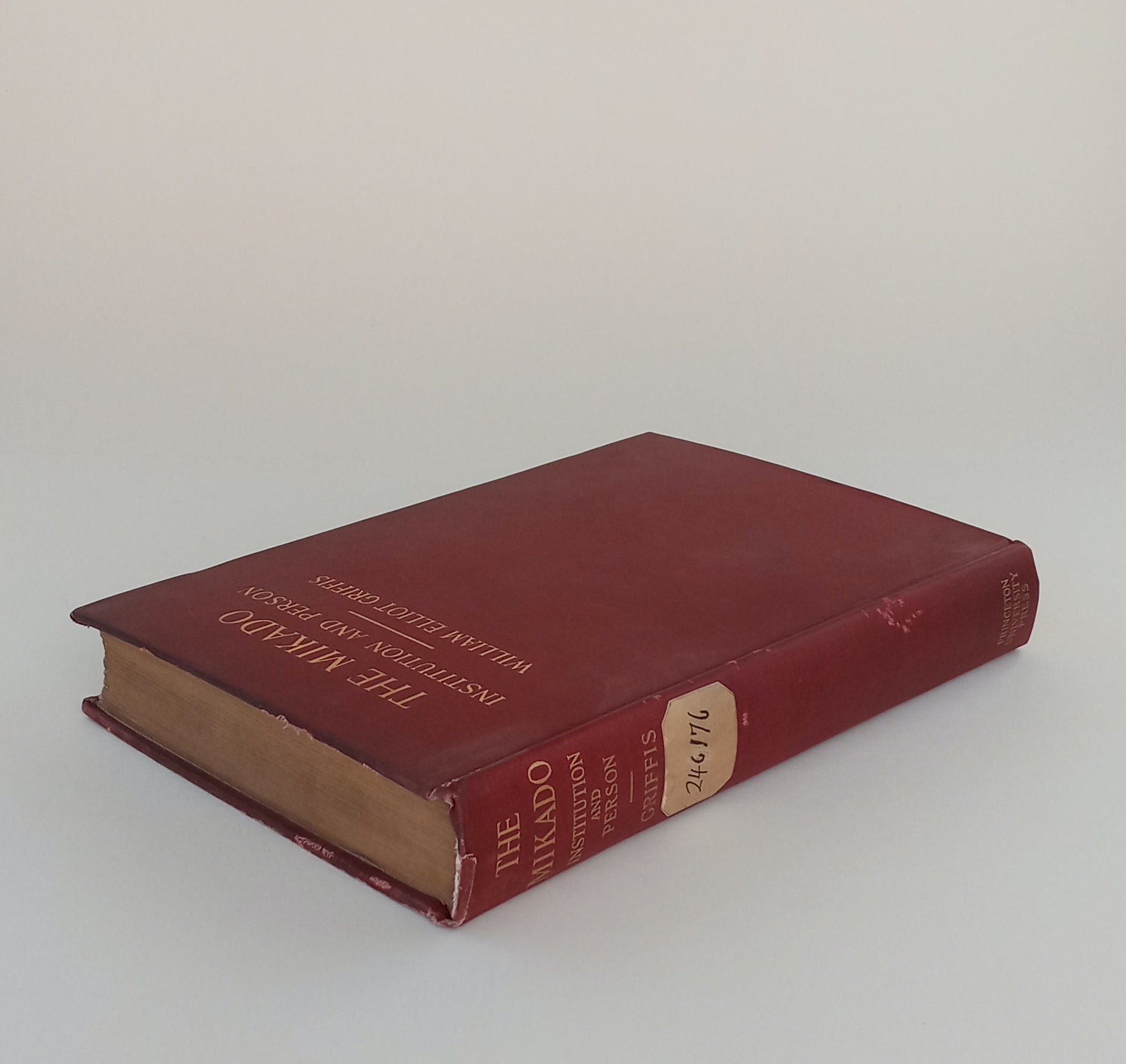 The Mikado: Institution and Person. A Study of the Internal Political Forces of Japan book cover