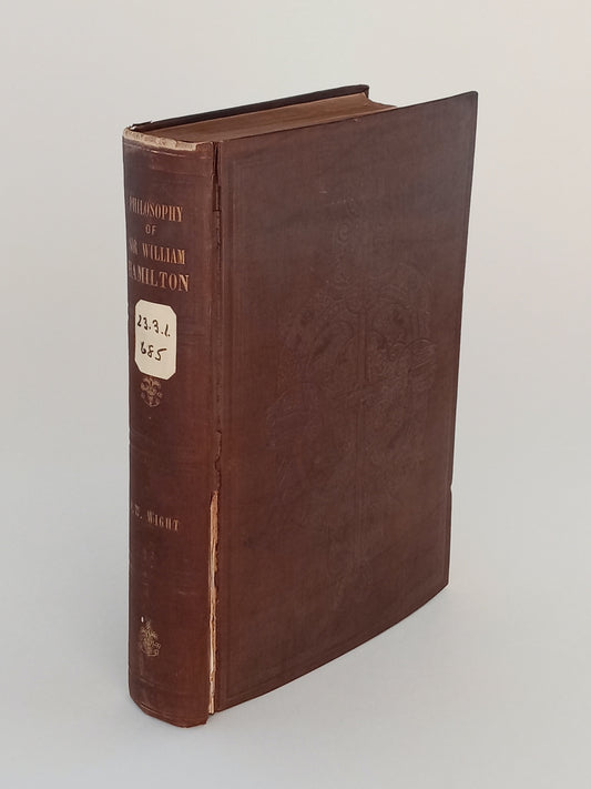 Philosophy of Sir William Hamilton, Bart. book cover