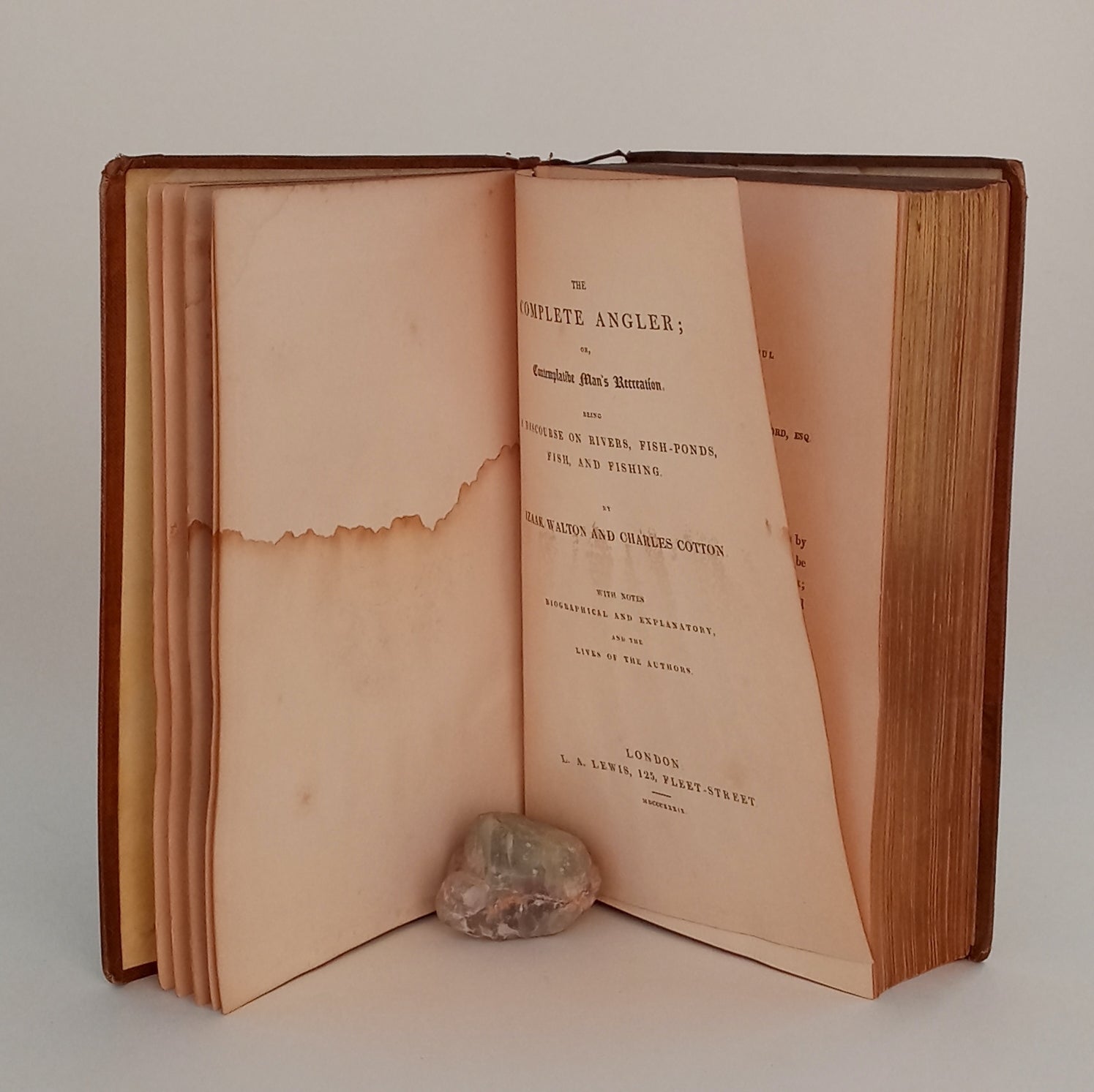 The Complete Angler; or, Contemplative Man's Recreation. book cover