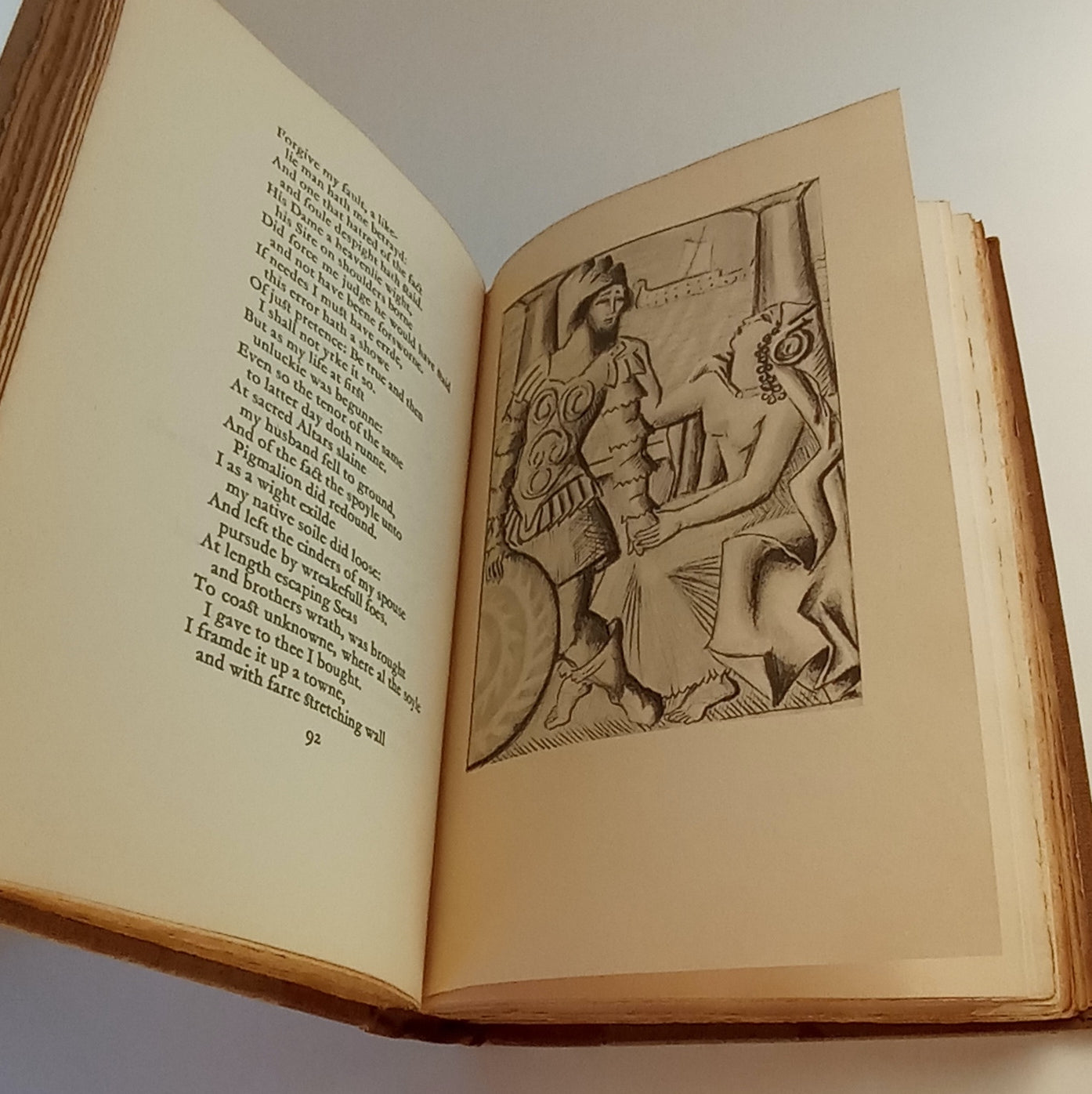 The Heroycall Epistles of the Learned Poet Publius Ovidius Naso, translated into English verse by George Turberville, with ten full-page illustrations by Hester Sainsbury, edited with an introduction and glossary by Frederick Boas, Litt.D. and published b