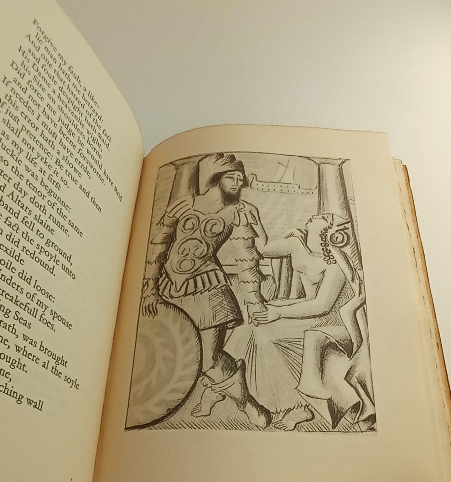 The Heroycall Epistles of the Learned Poet Publius Ovidius Naso, translated into English verse by George Turberville, with ten full-page illustrations by Hester Sainsbury, edited with an introduction and glossary by Frederick Boas, Litt.D. and published b
