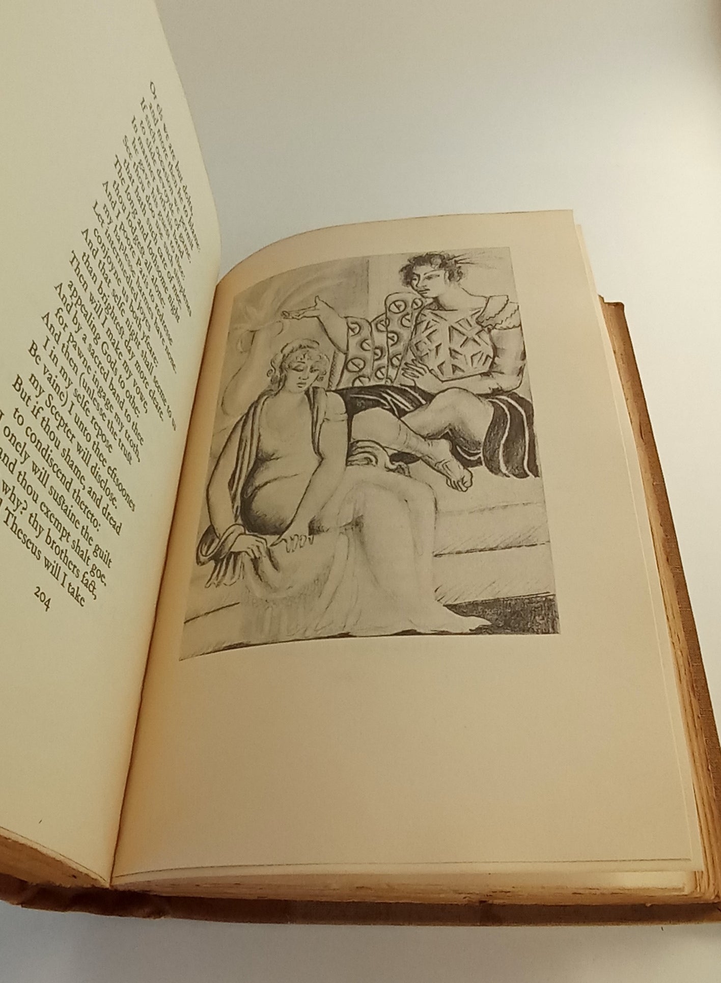 The Heroycall Epistles of the Learned Poet Publius Ovidius Naso, translated into English verse by George Turberville, with ten full-page illustrations by Hester Sainsbury, edited with an introduction and glossary by Frederick Boas, Litt.D. and published b