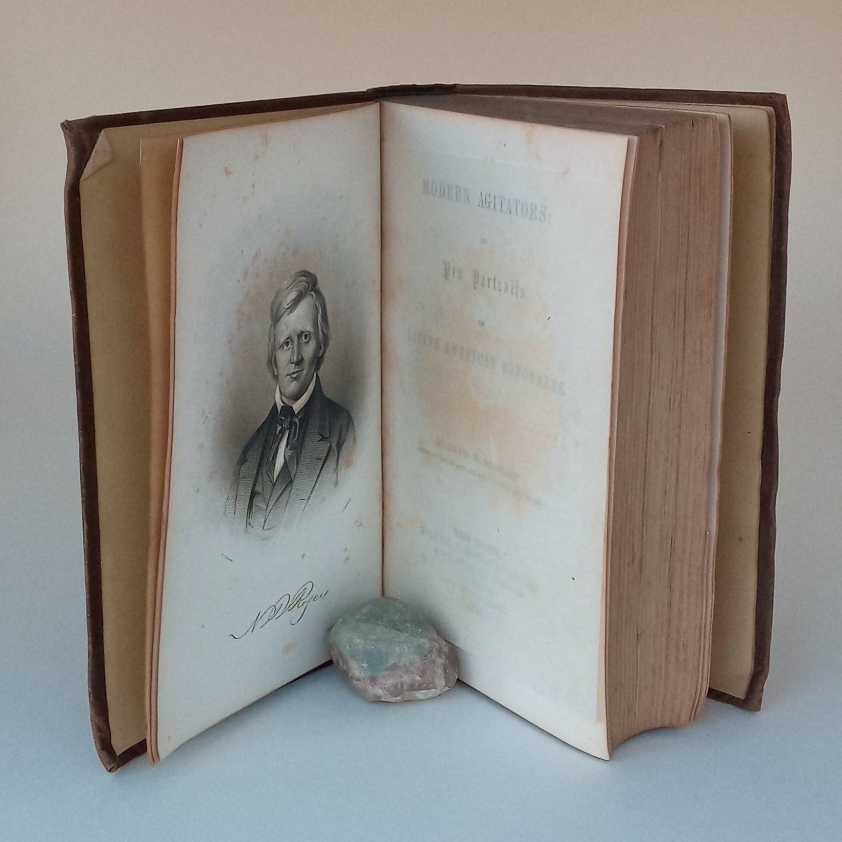 Modern Agitators: or, Pen Portraits of Living American Reformers. book cover