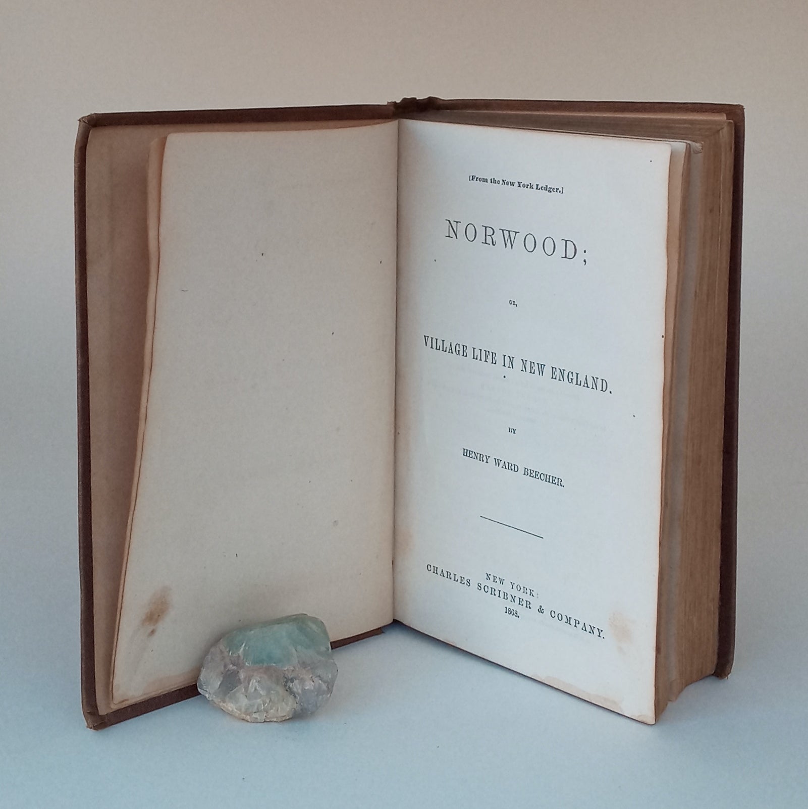 Norwood; or, Village Life in New England. book cover