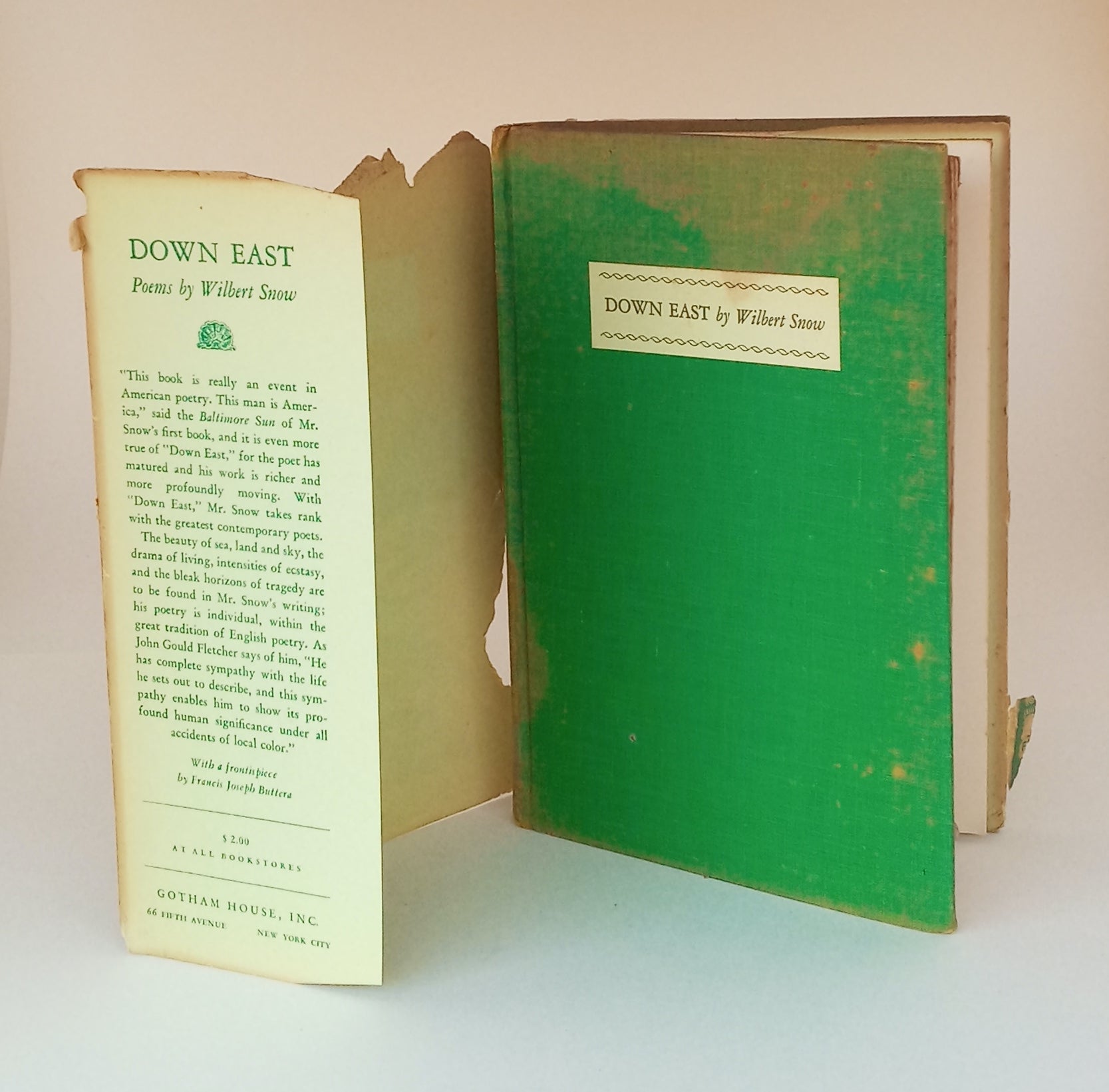 Down East: Poems by Wilbert Snow book cover