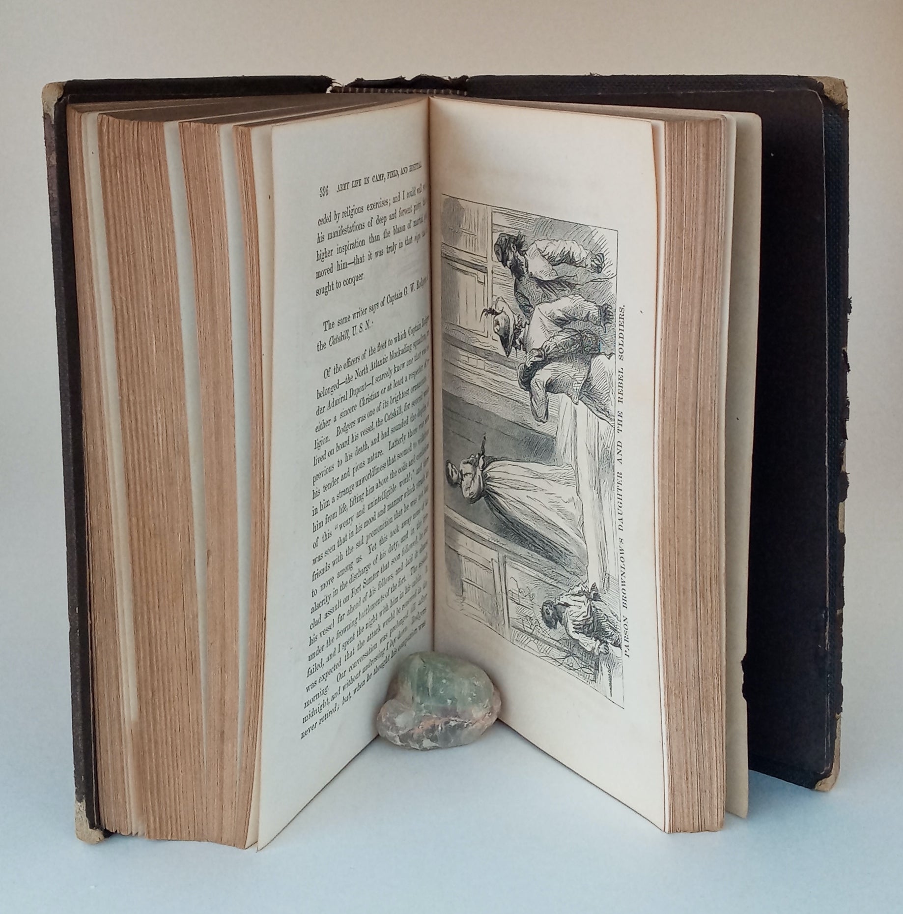 The Camp, the Battlefield, and the Hospital; or, Lights and Shadows of the Great Rebellion. book cover