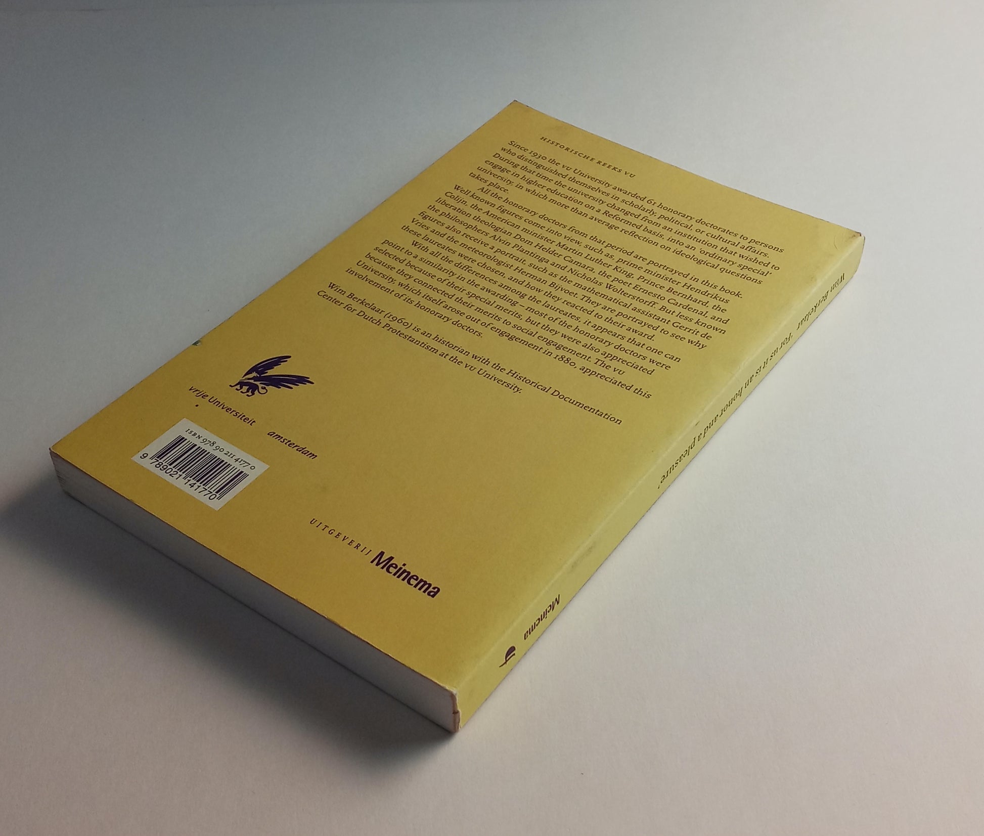 For us it is an honor and a pleasure: Honorary Doctorates at the VU University Since 1930 book cover