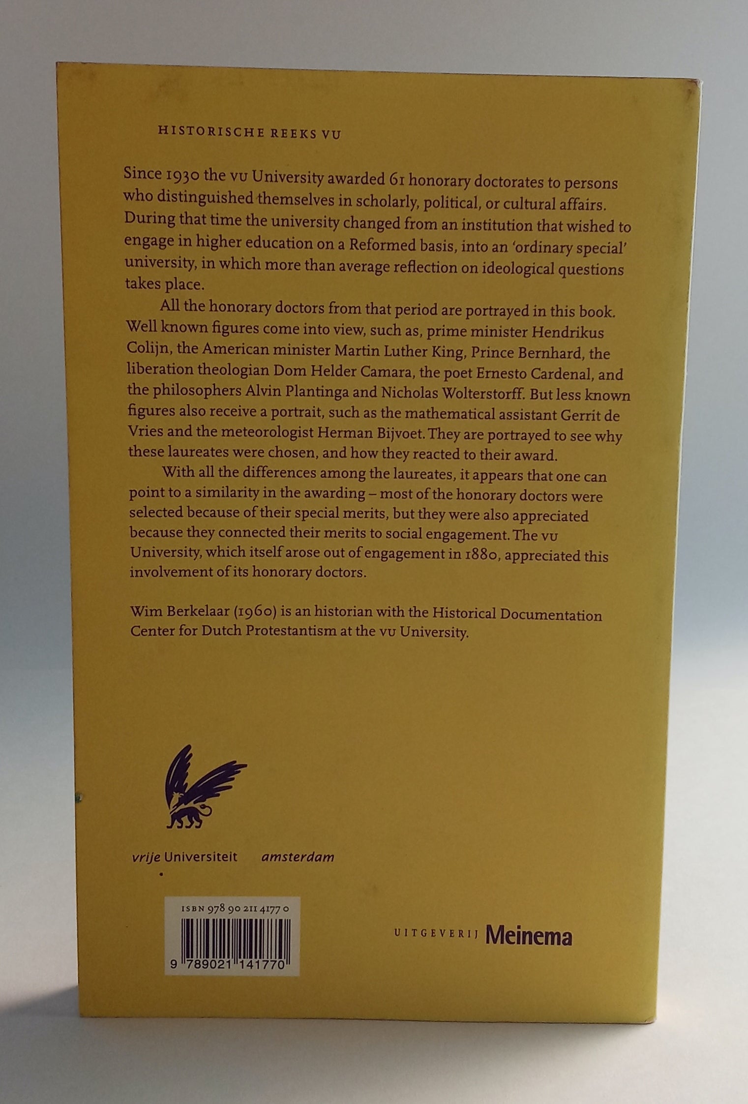 For us it is an honor and a pleasure: Honorary Doctorates at the VU University Since 1930 book cover