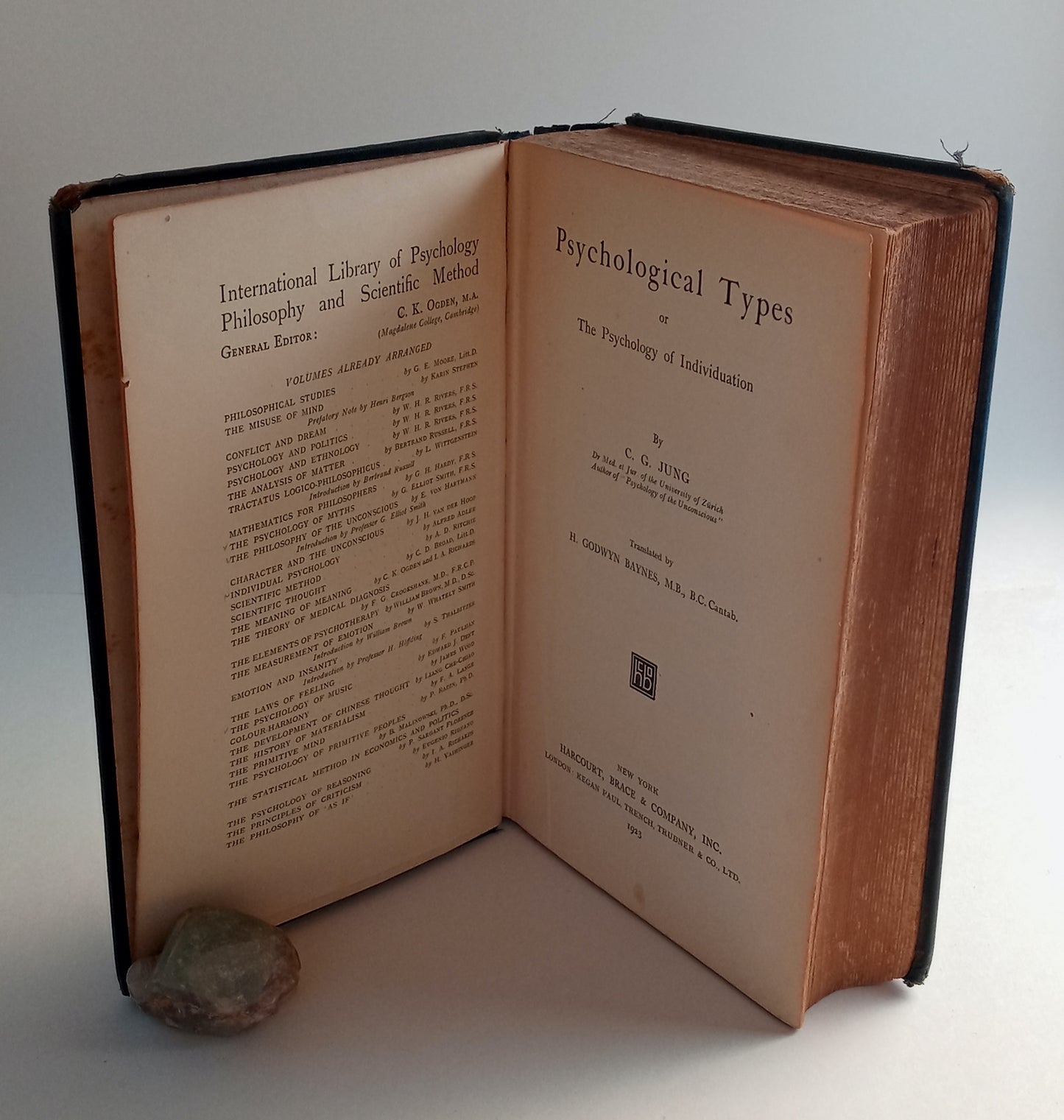 Psychological Types or the Psychology of Individuation book cover