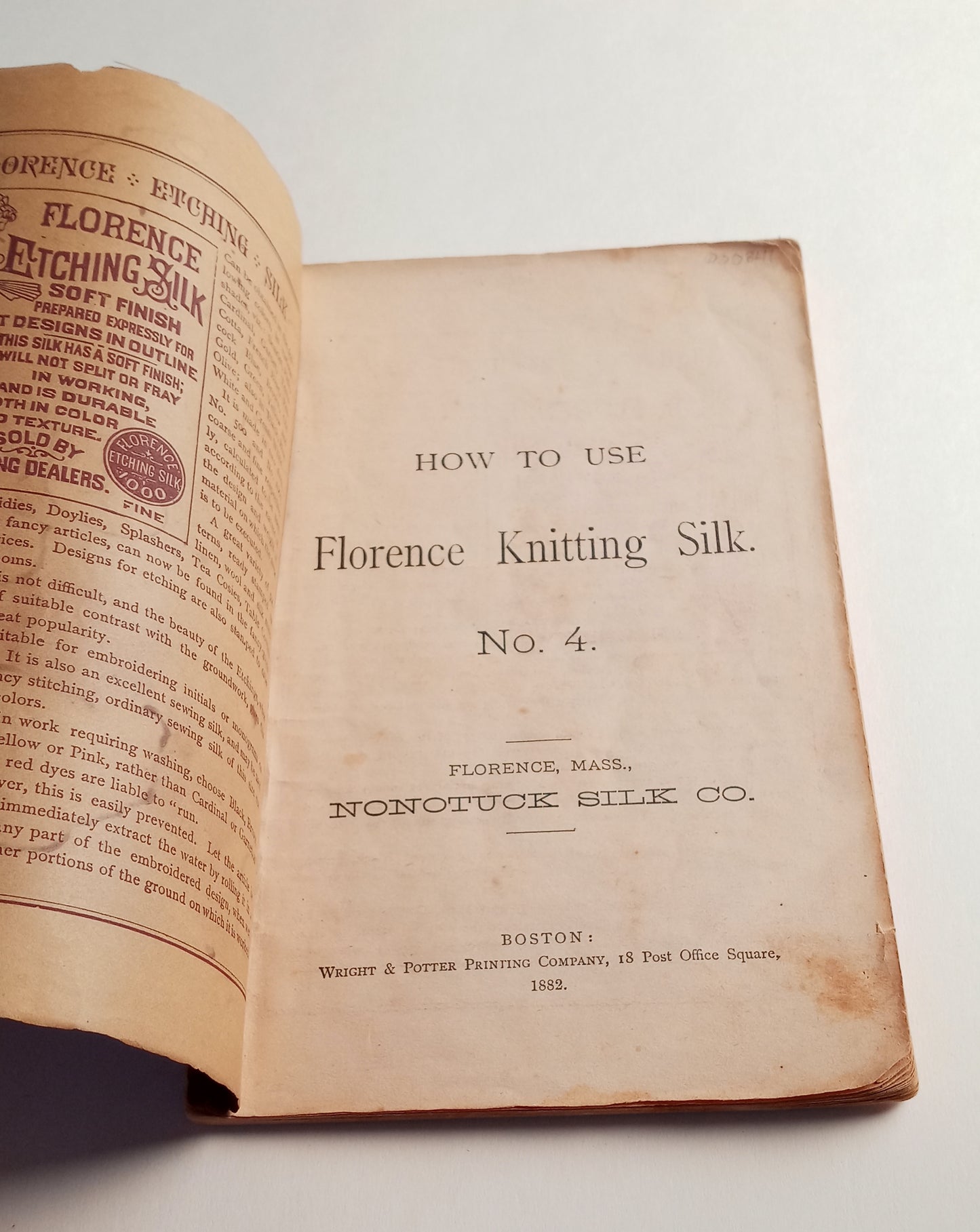 How to Use Florence Knitting Silk, No. 4 book cover