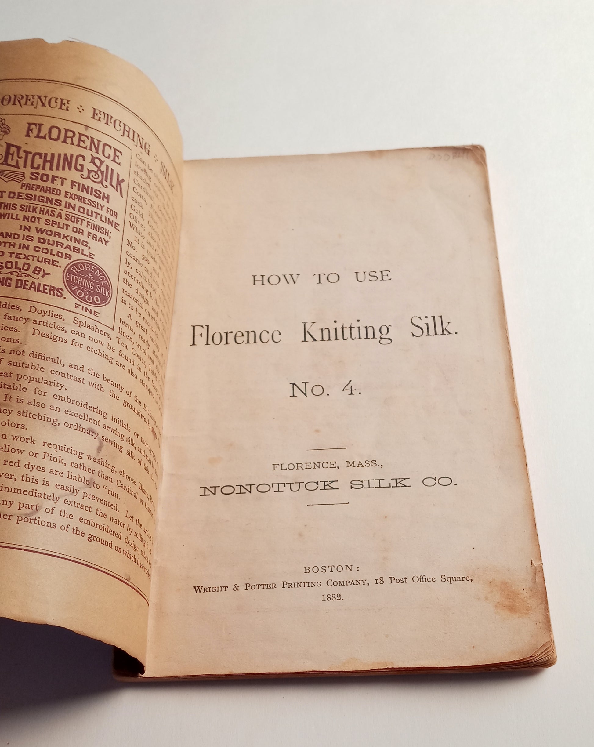 How to Use Florence Knitting Silk, No. 4 book cover