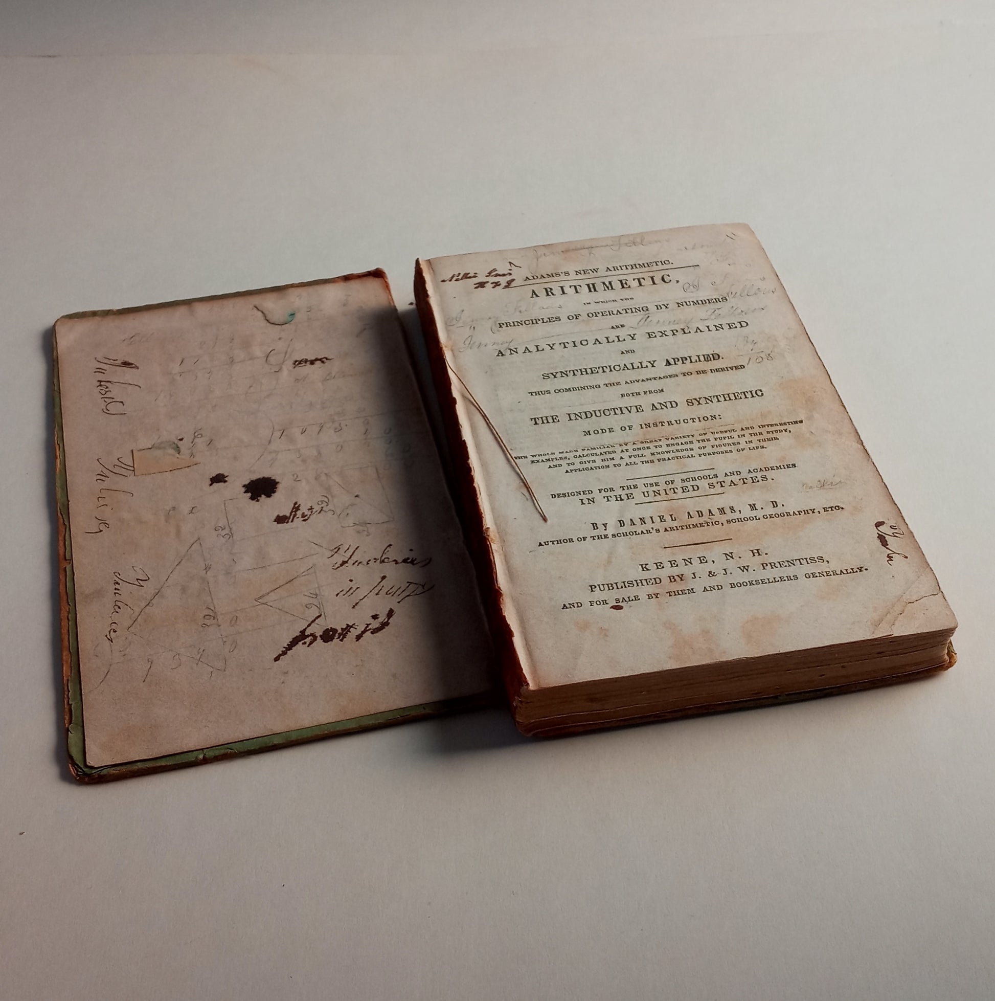 Adams's New Arithmetic. Arithmetic, in which the principles of operating by numbers are analytically explained and synthetically applied, thus combining he advantages to be derived both from the inductive and synthetic mode of instruction. book cover