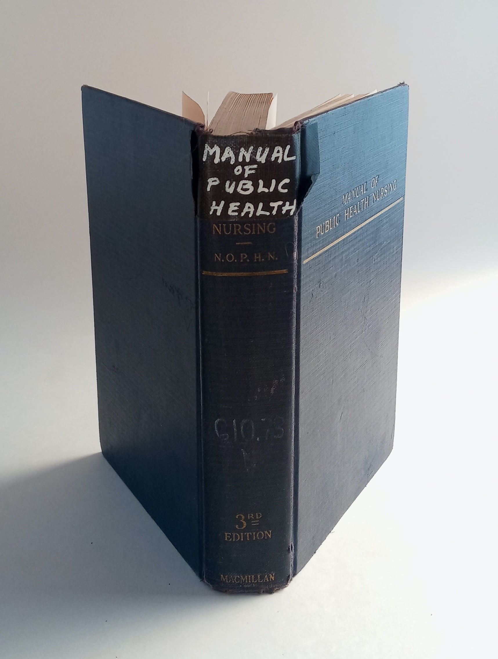 Manual of Public Health Nursing book cover
