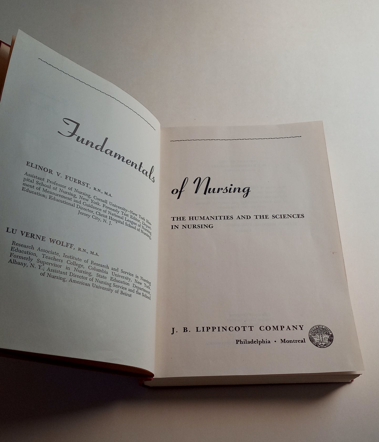 Fundamentals of Nursing: The Humanities and the Sciences in Nursing book cover