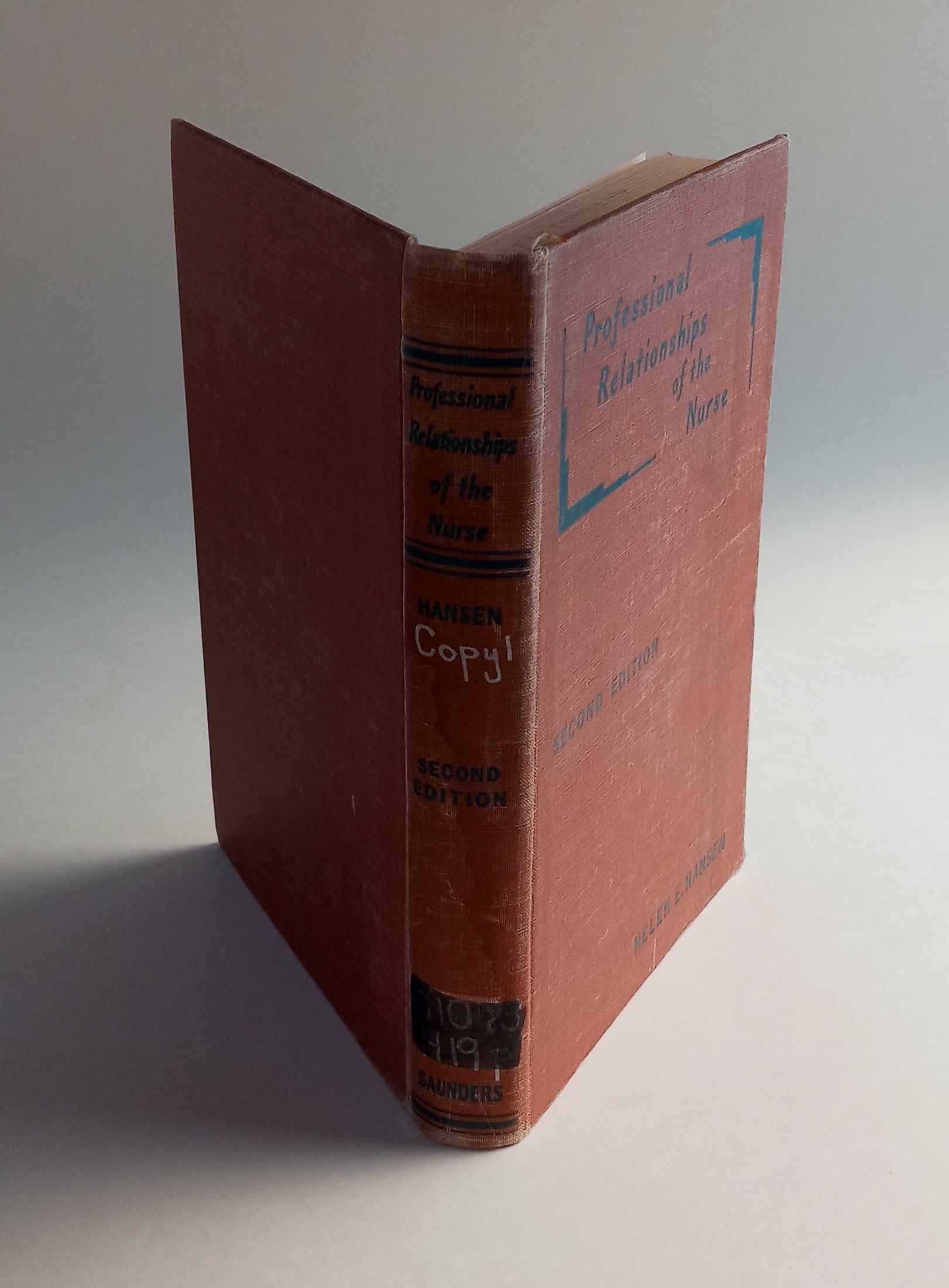 Professional Relationships of the Nurse book cover