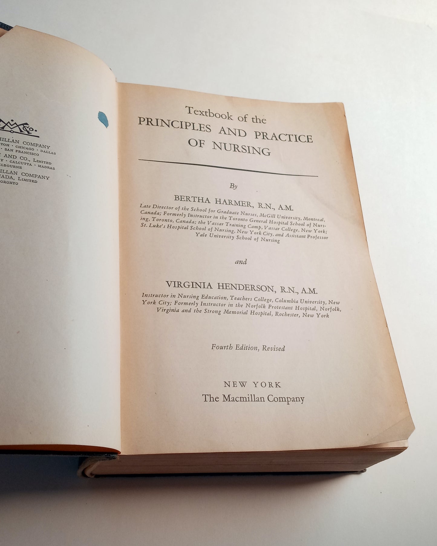 Textbook of the Principles and Practice of Nursing book cover