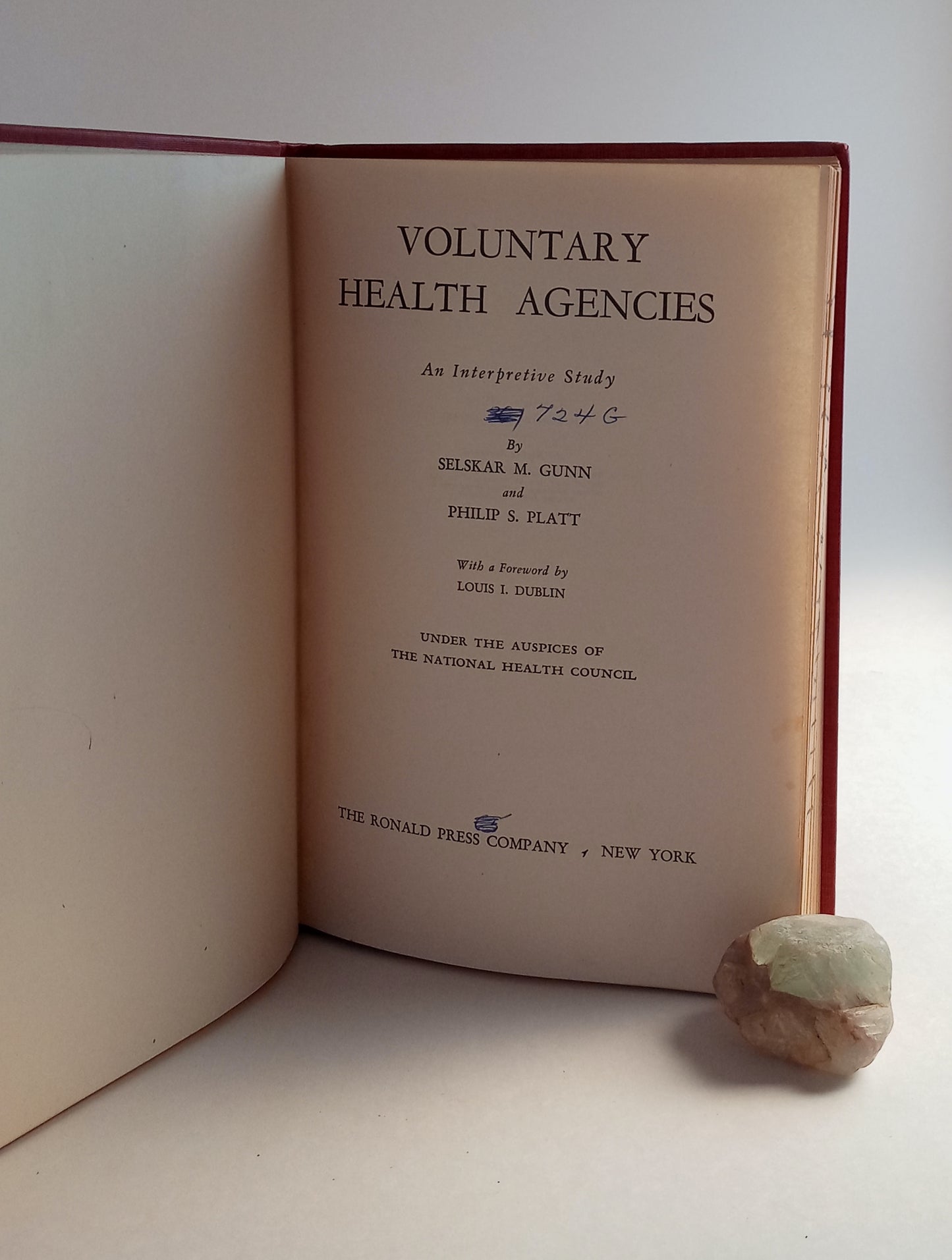 Voluntary Health Agencies: An Interpretive Study book cover