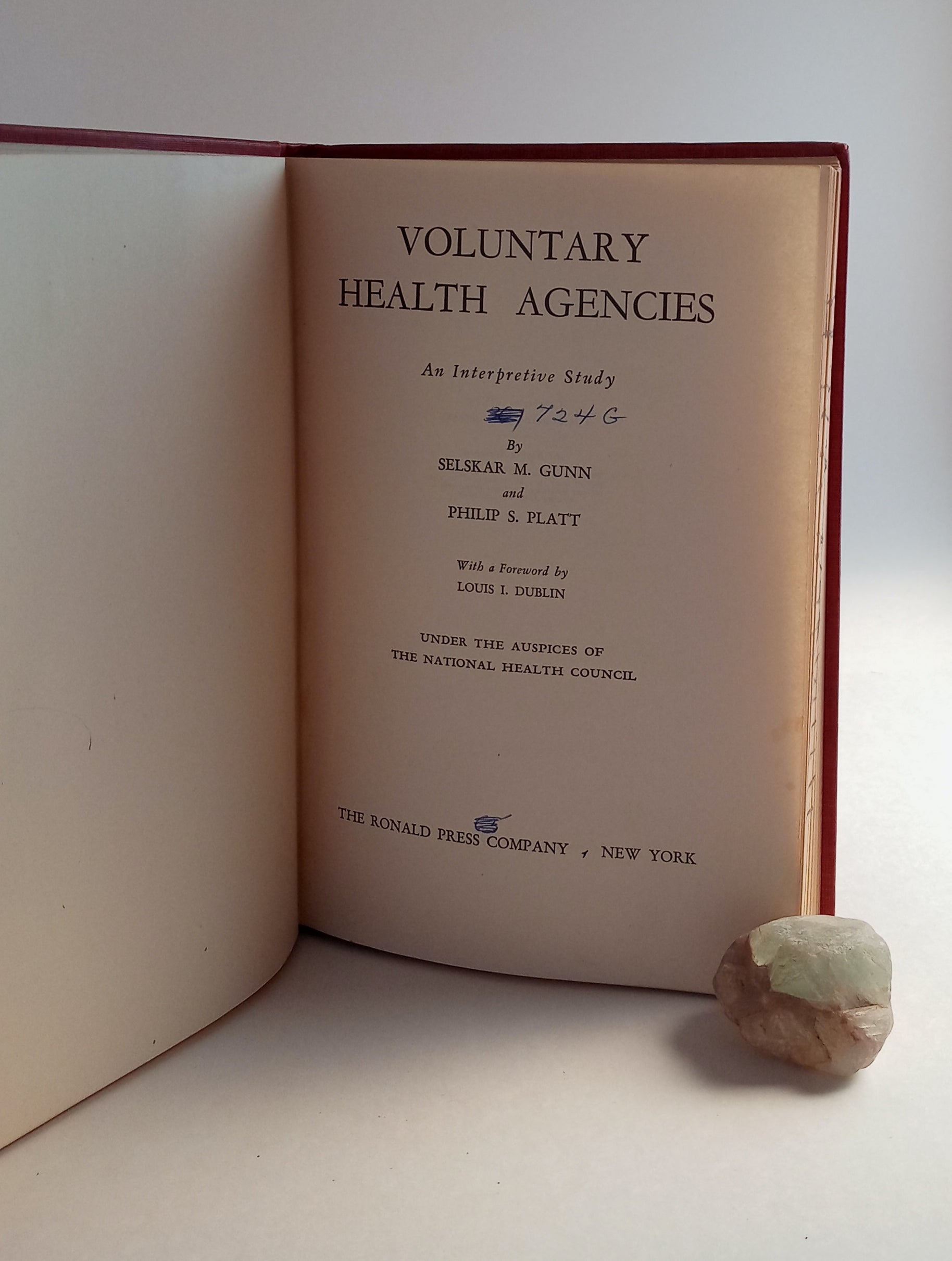 Voluntary Health Agencies: An Interpretive Study book cover