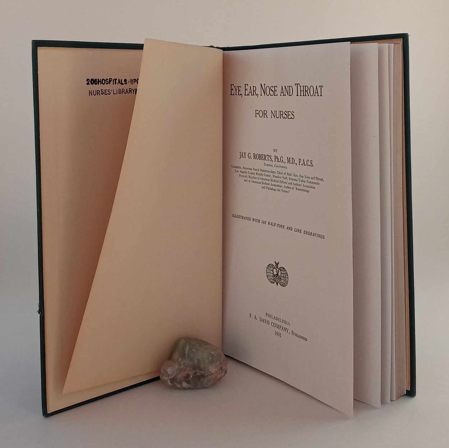 Eye, Ear, Nose and Throat for Nurses book cover