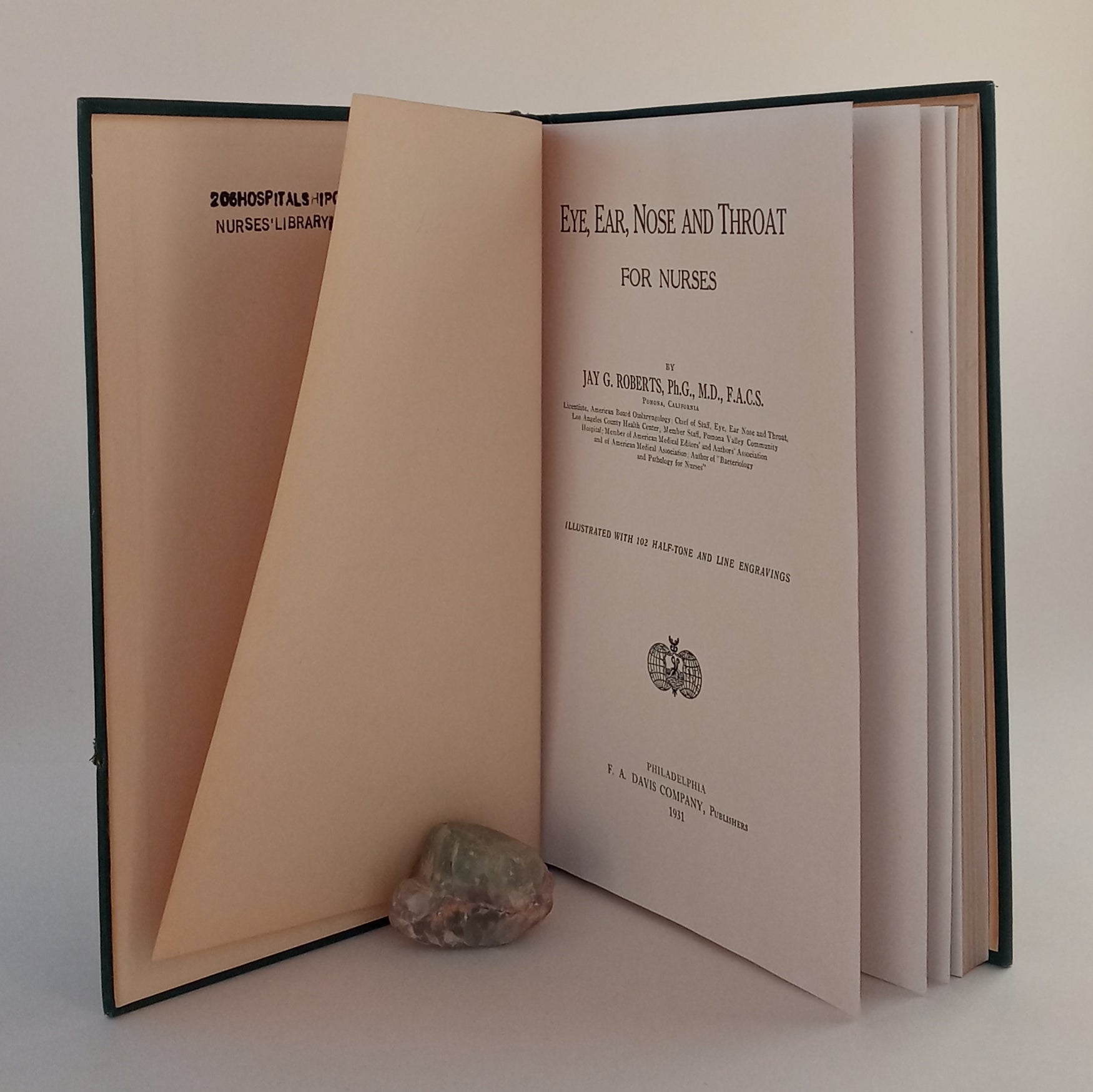 Eye, Ear, Nose and Throat for Nurses book cover