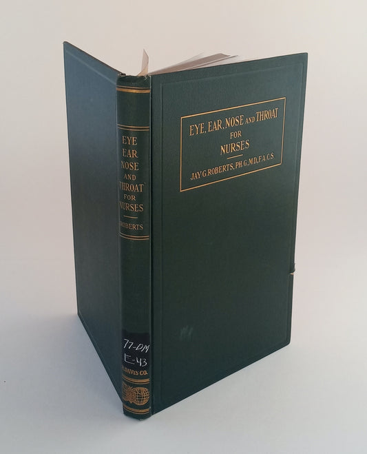 Eye, Ear, Nose and Throat for Nurses book cover