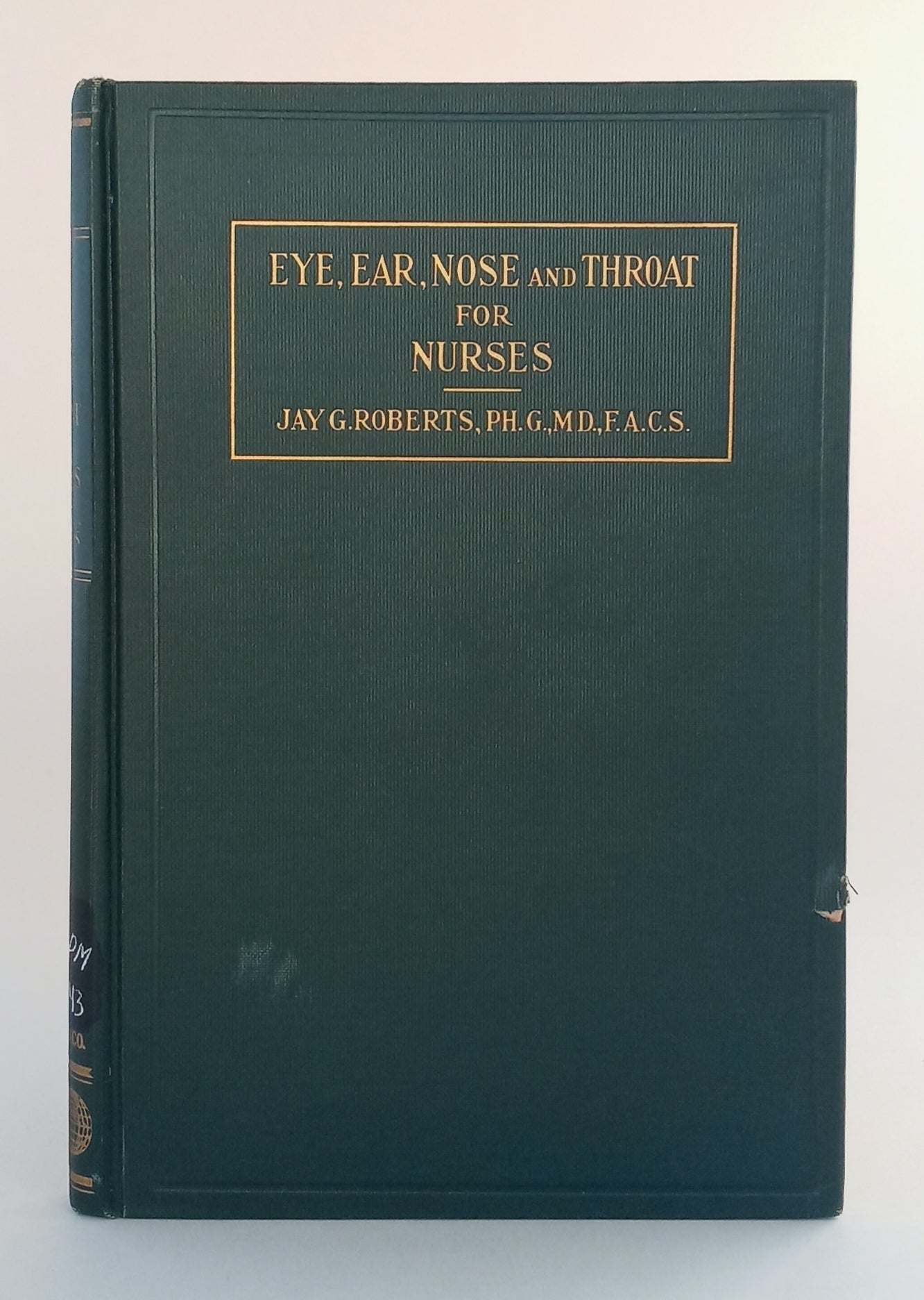 Eye, Ear, Nose and Throat for Nurses book cover
