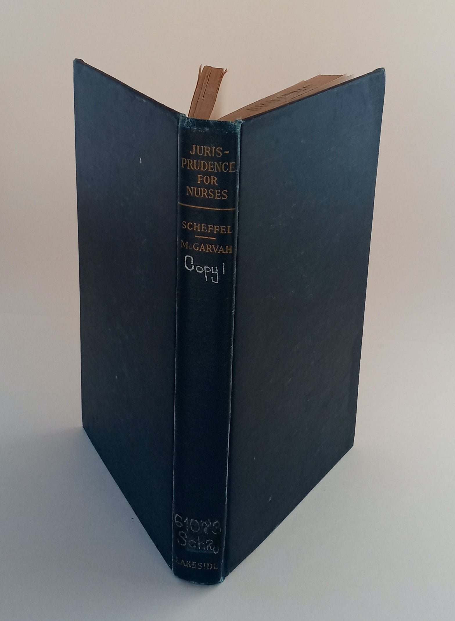 Jurisprudence for Nurses: Legal Knowledge Bearing Upon Acts and Relationships Involved in the Practice of Nursing book cover