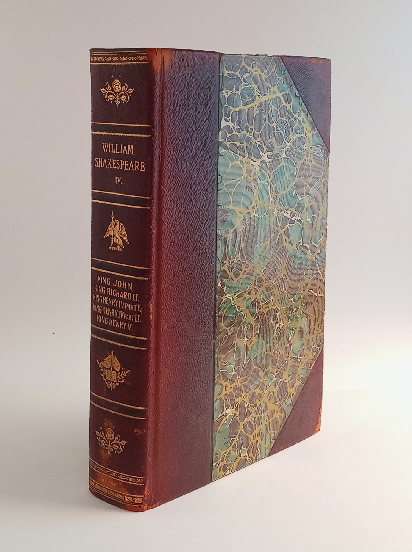 The Complete Works of William Shakespeare in Ten Volumes, Volume IV ONLY: King John, King Richard II, King Henry IV part I and II, King Henry V; The Stratford-on-Avon Edition book cover