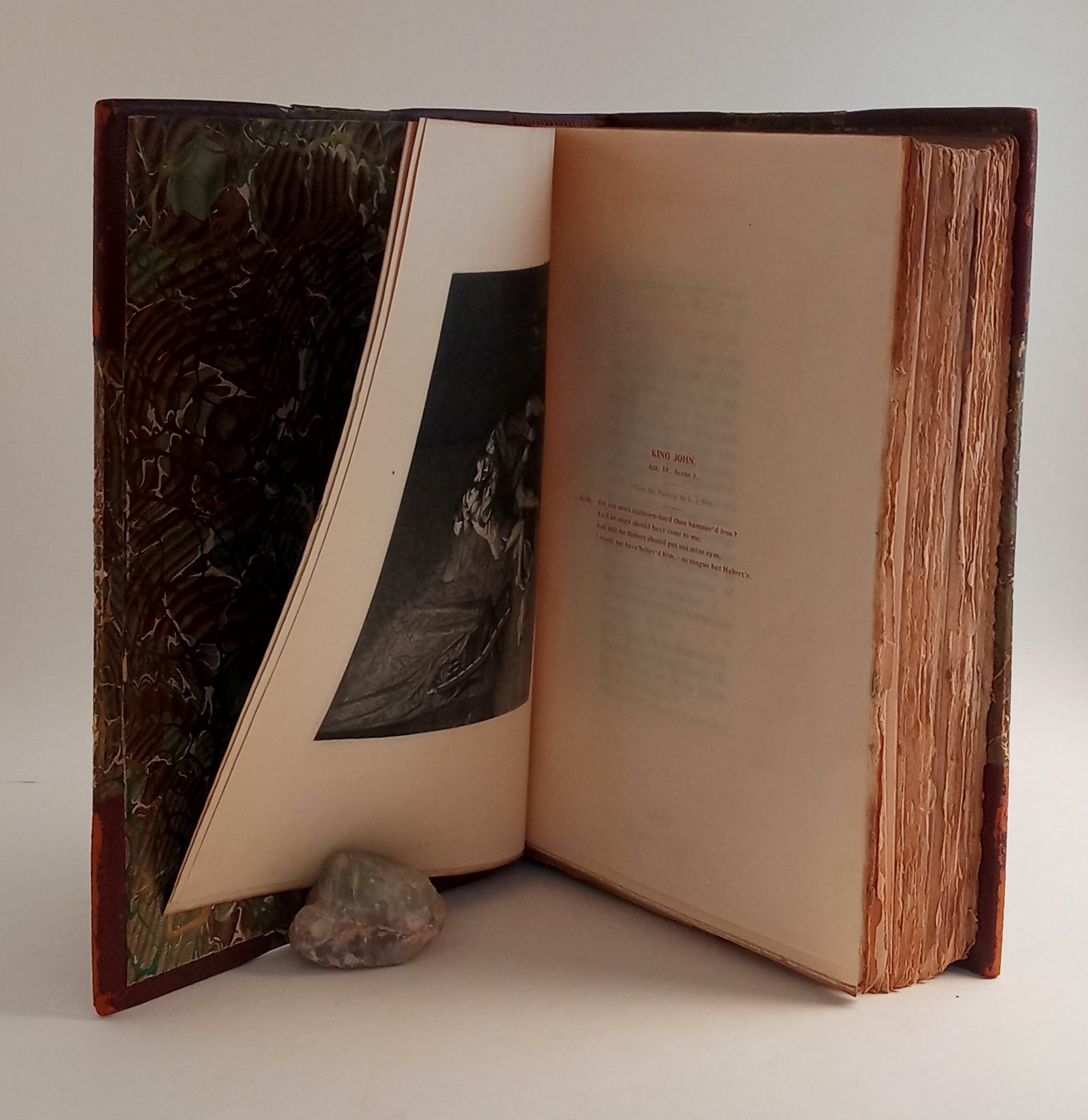 The Complete Works of William Shakespeare in Ten Volumes, Volume IV ONLY: King John, King Richard II, King Henry IV part I and II, King Henry V; The Stratford-on-Avon Edition book cover