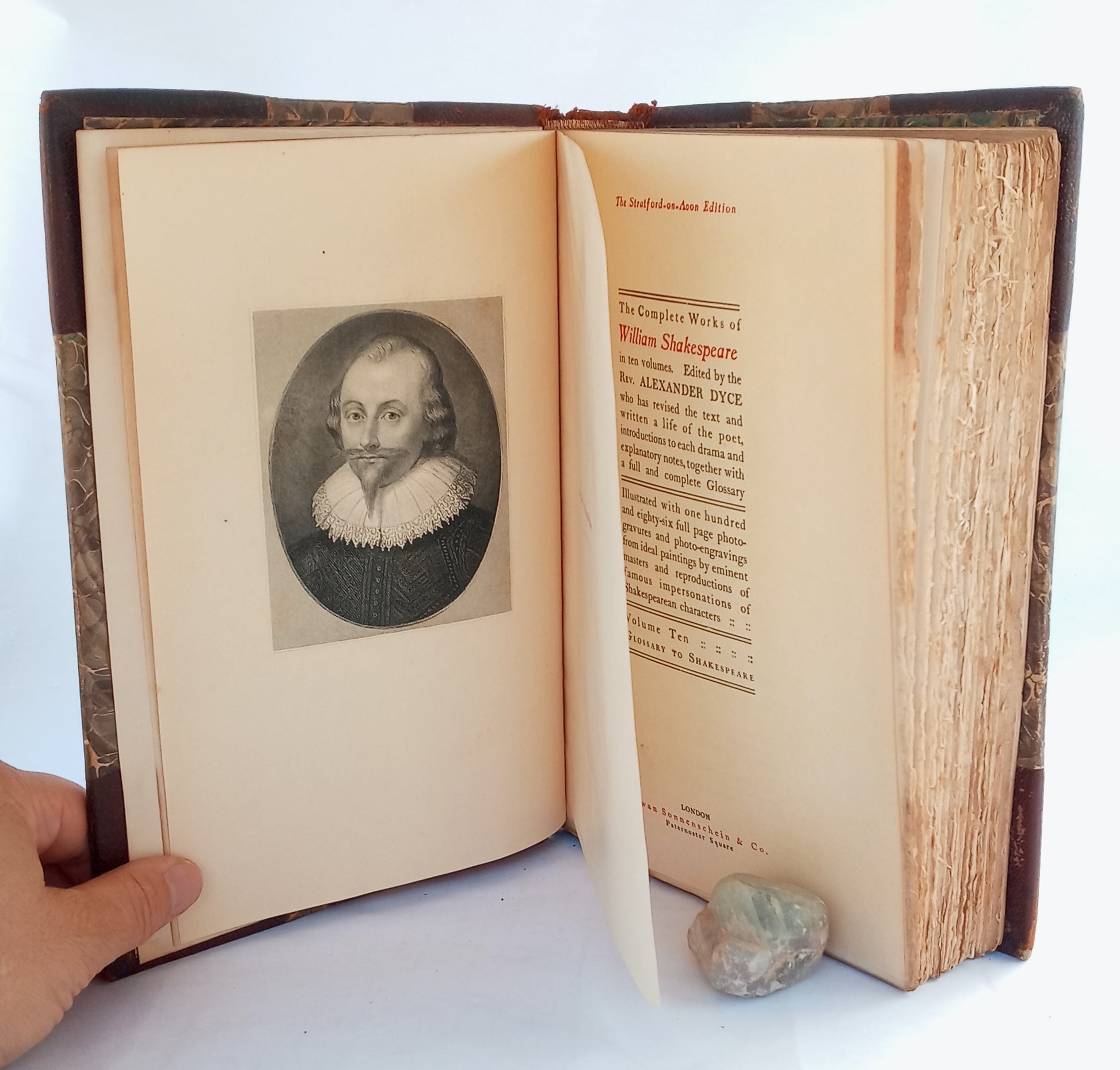 The Complete Works of William Shakespeare in Ten Volumes: Volume 10 ONLY, Glossary to Shakespeare, The Stratford-on-Avon Edition book cover