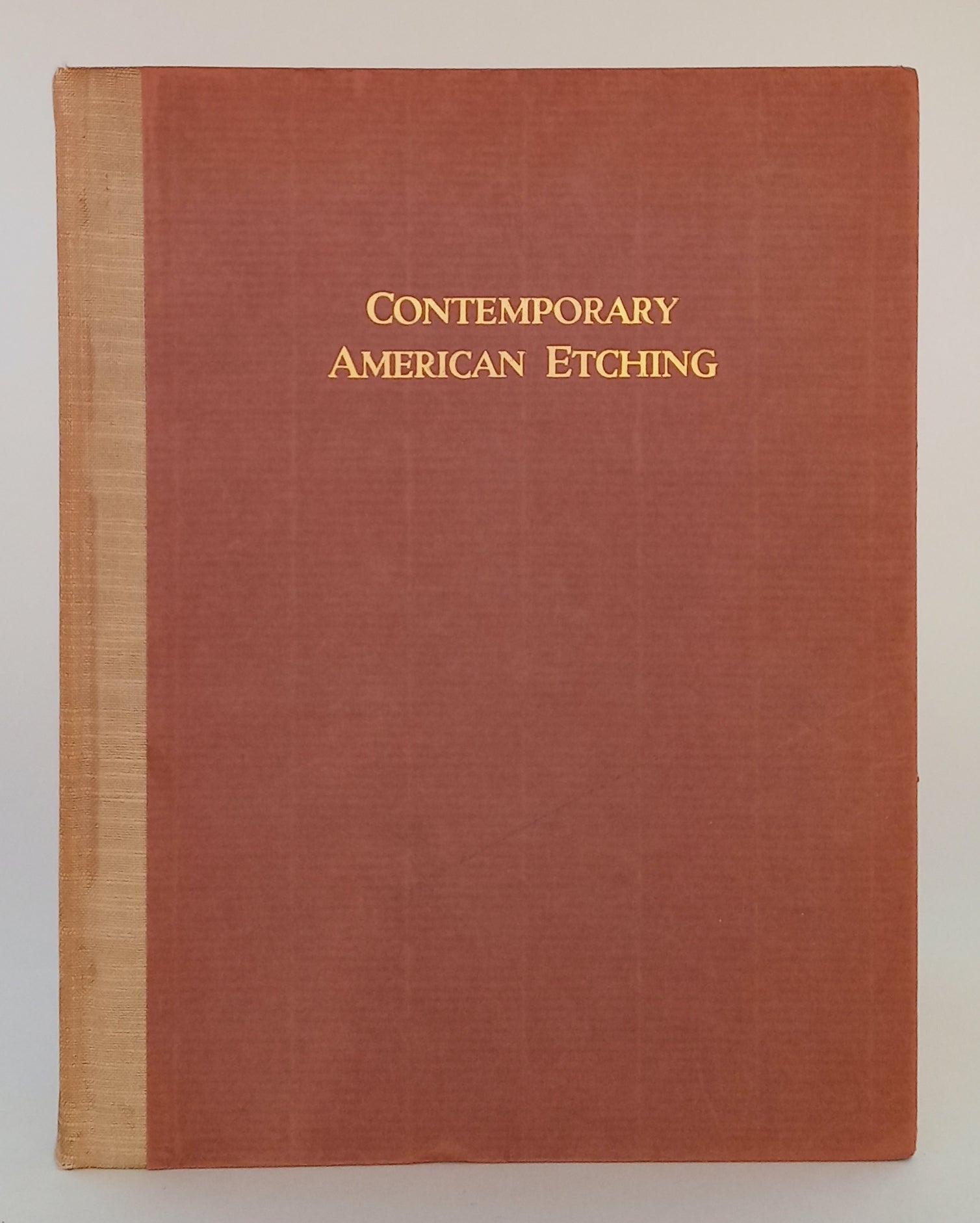 Contemporary American Etching, with introduction by Ralph Flint book cover