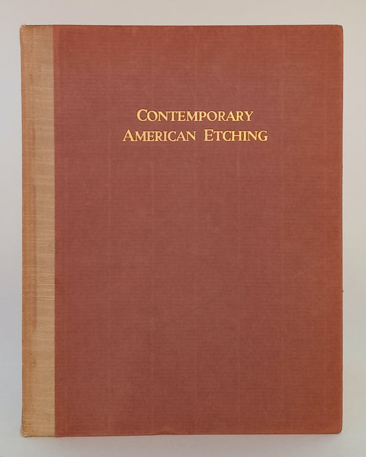 Contemporary American Etching, with introduction by Ralph Flint book cover