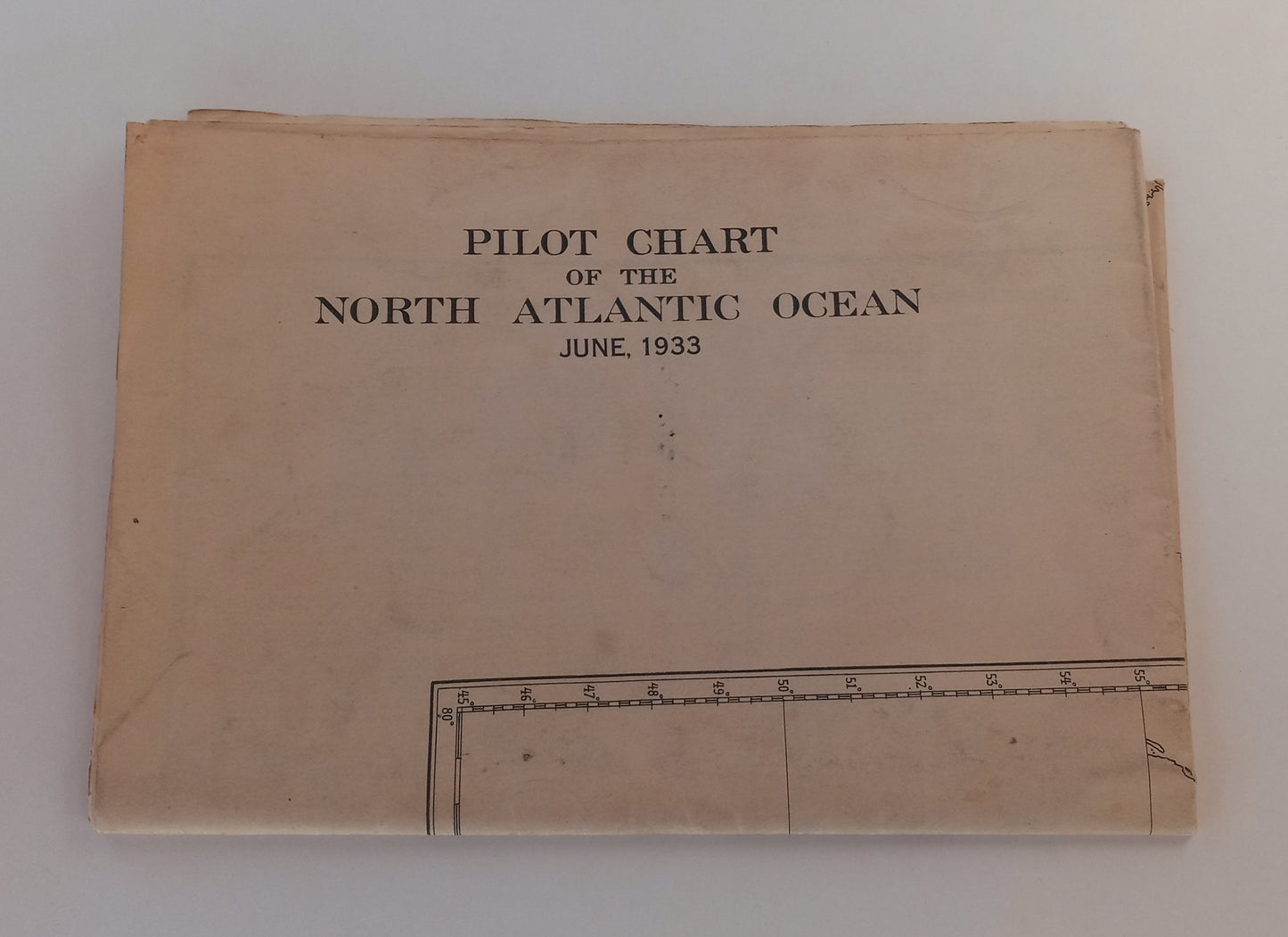 Pilot Chart of the North Atlantic Ocean, June 1933 book cover