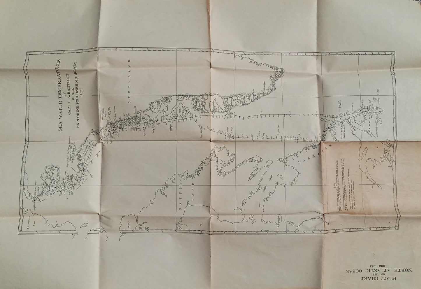 Pilot Chart of the North Atlantic Ocean, June 1933 book cover