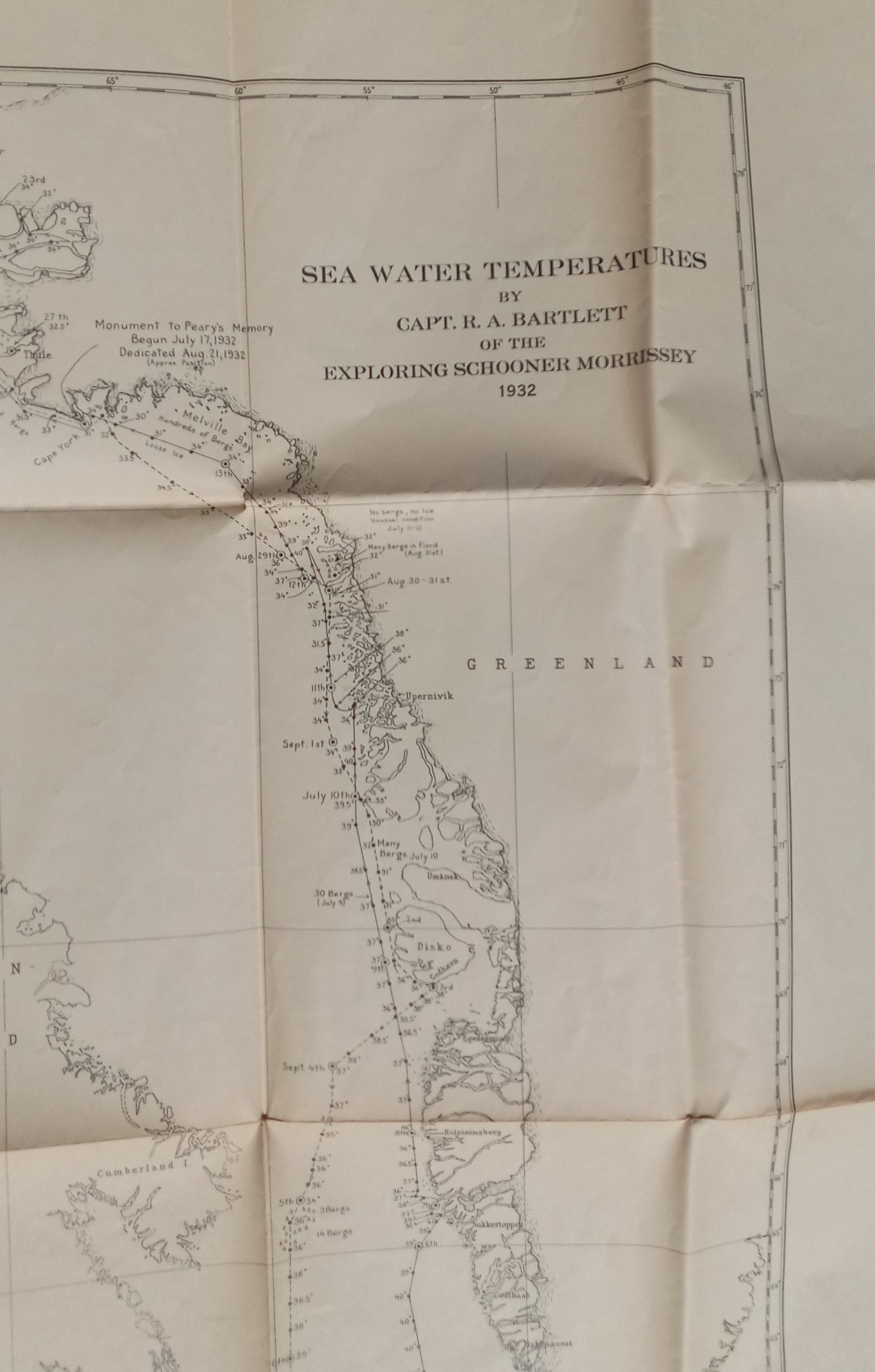 Pilot Chart of the North Atlantic Ocean, June 1933 book cover