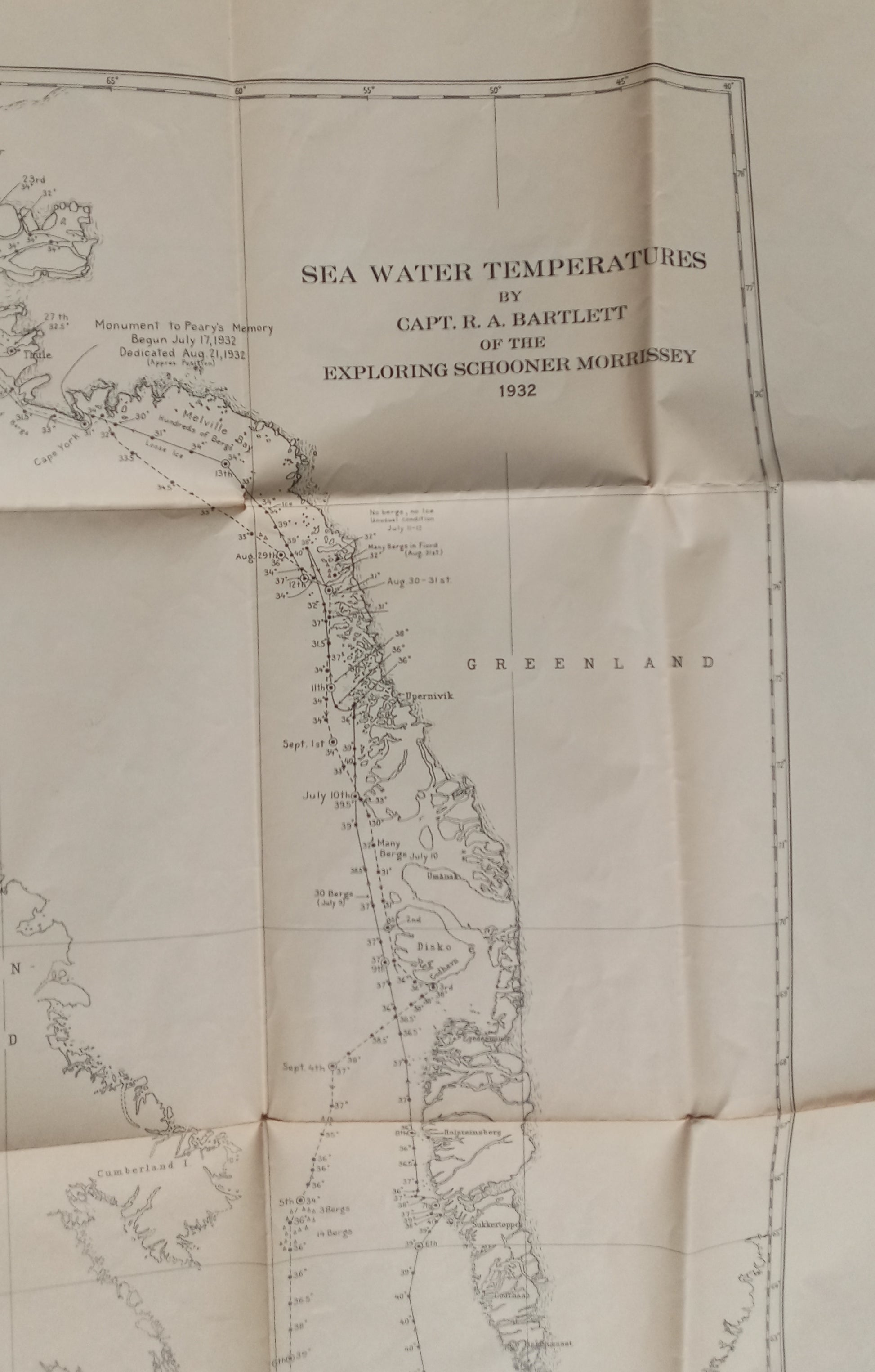 Pilot Chart of the North Atlantic Ocean, June 1933 book cover