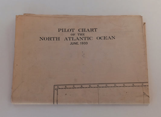 Pilot Chart of the North Atlantic Ocean, June 1933 book cover