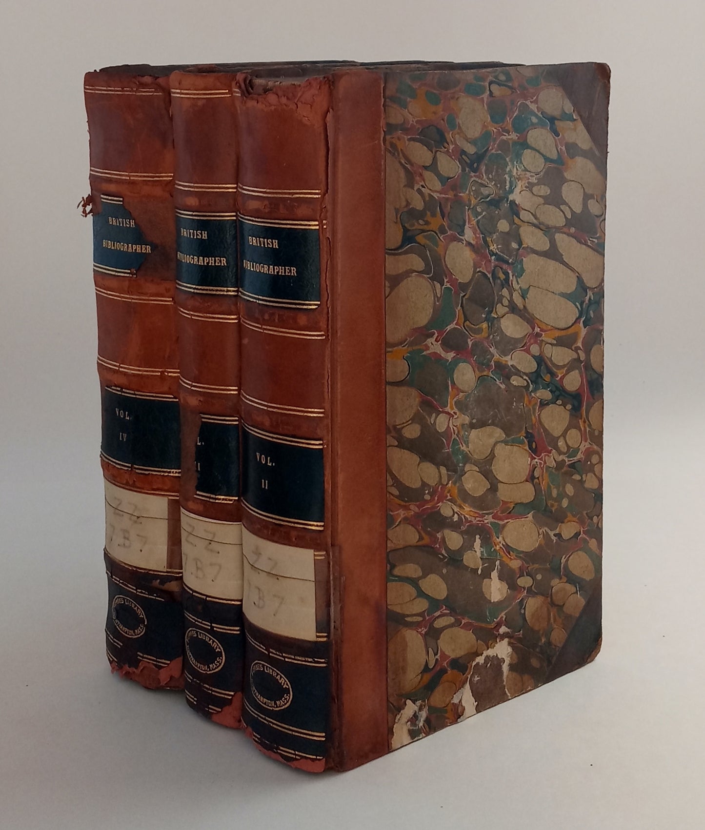 The British Bibliographer, Volumes II, III, and IV. book cover