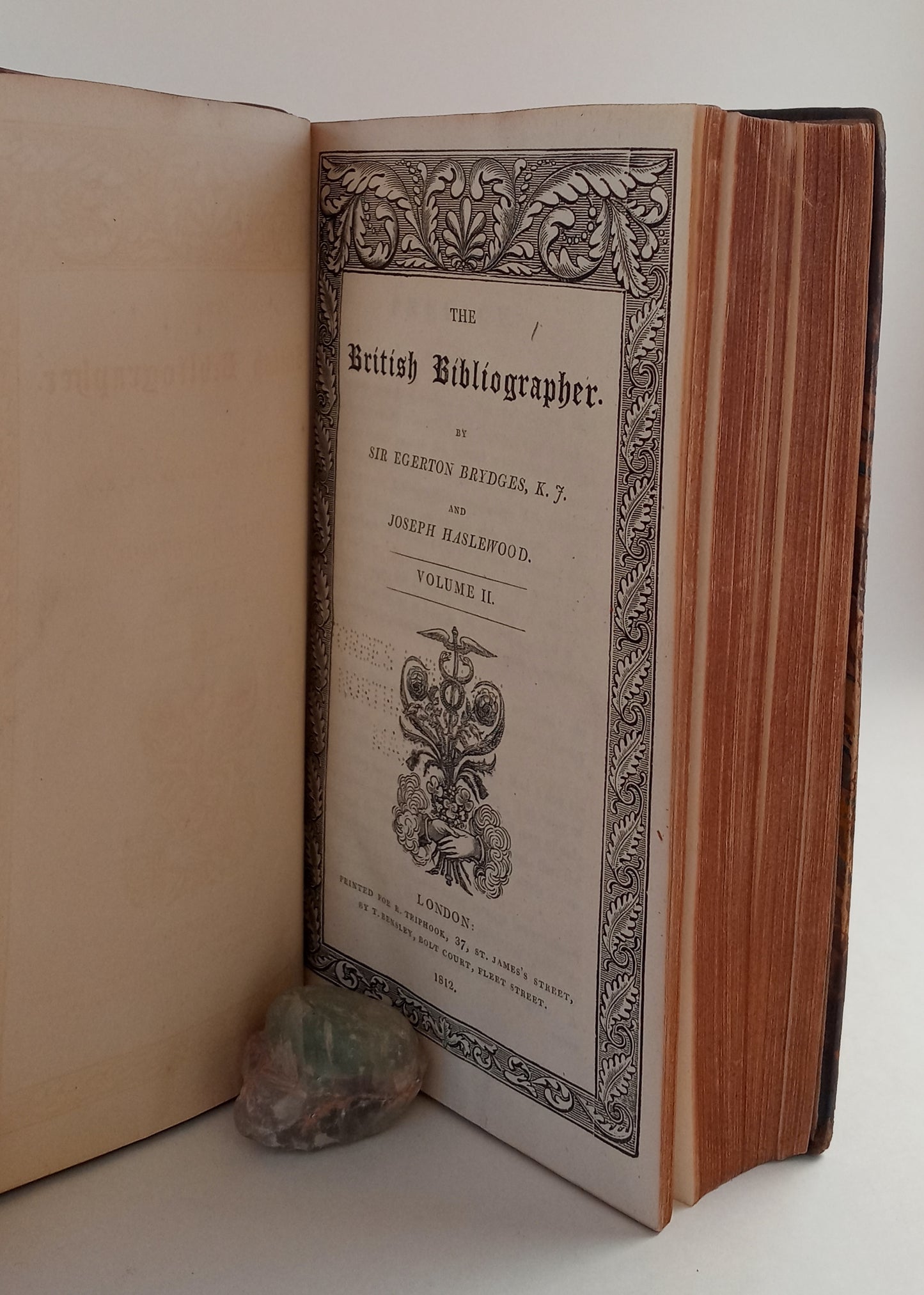 The British Bibliographer, Volumes II, III, and IV. book cover
